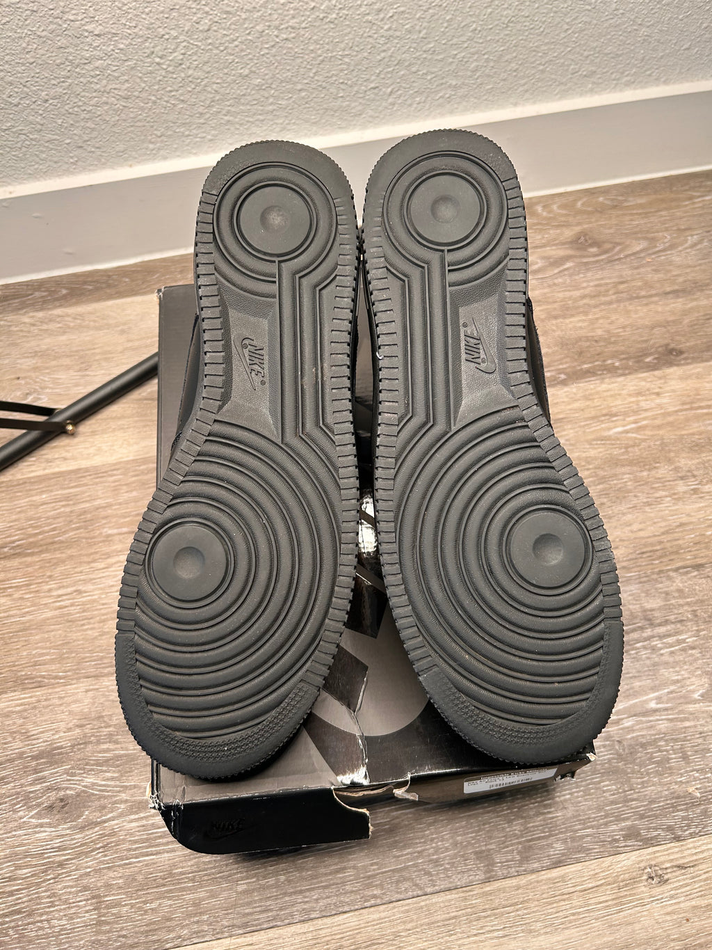 Size 13 - Nike Air Force 1 Low x Supreme Box Logo - Black (2020)