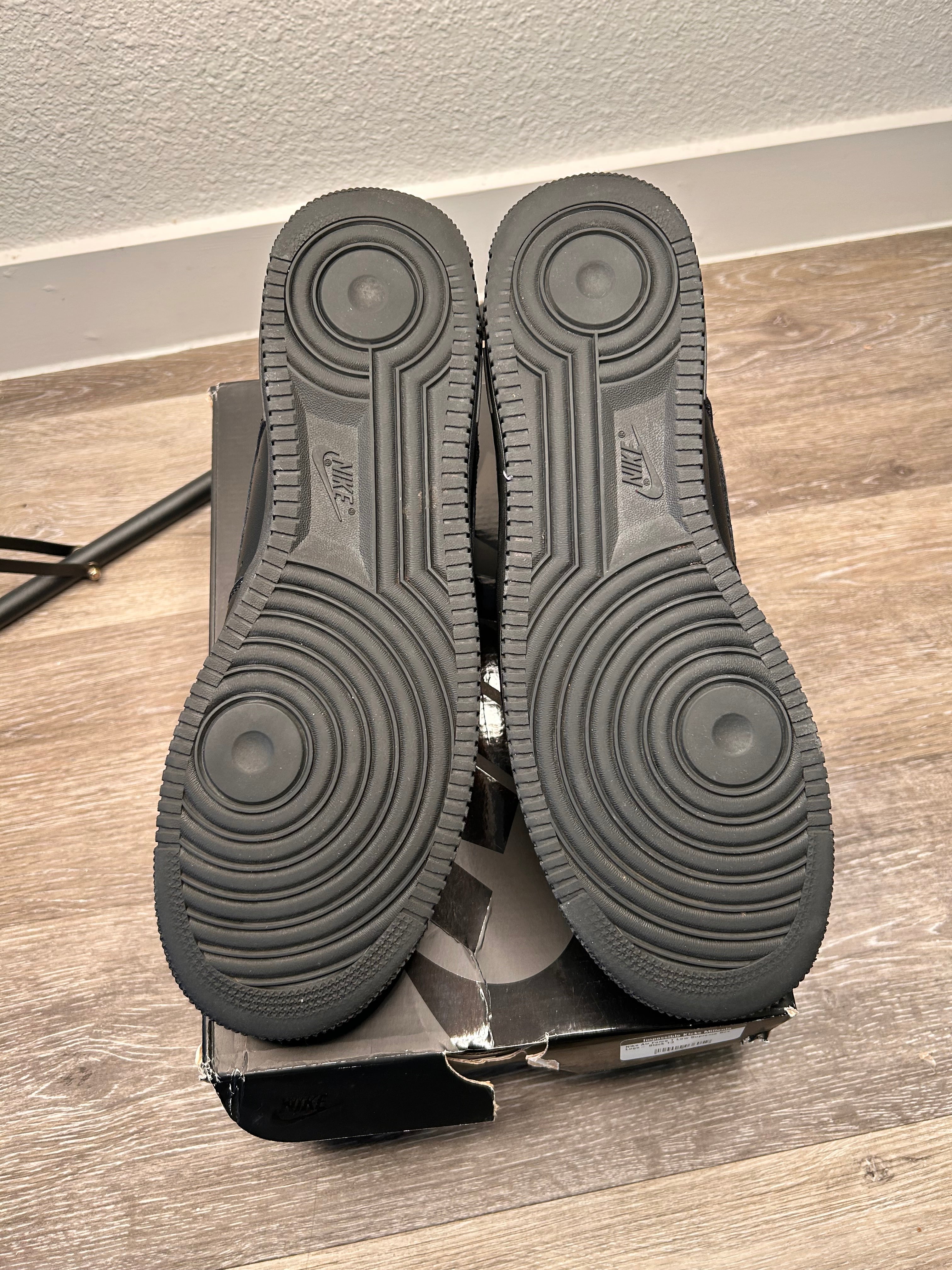 Size 13 - Nike Air Force 1 Low x Supreme Box Logo - Black (2020)