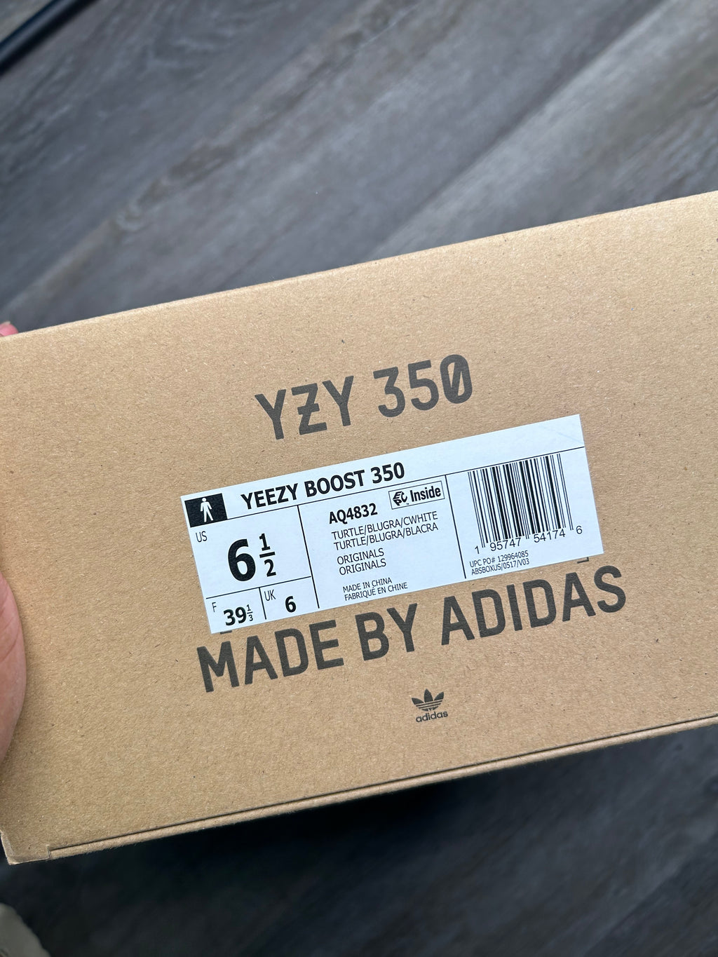Size 6.5 - Adidas Yeezy 350 V1 Turtle Dove (2022) AQ4832