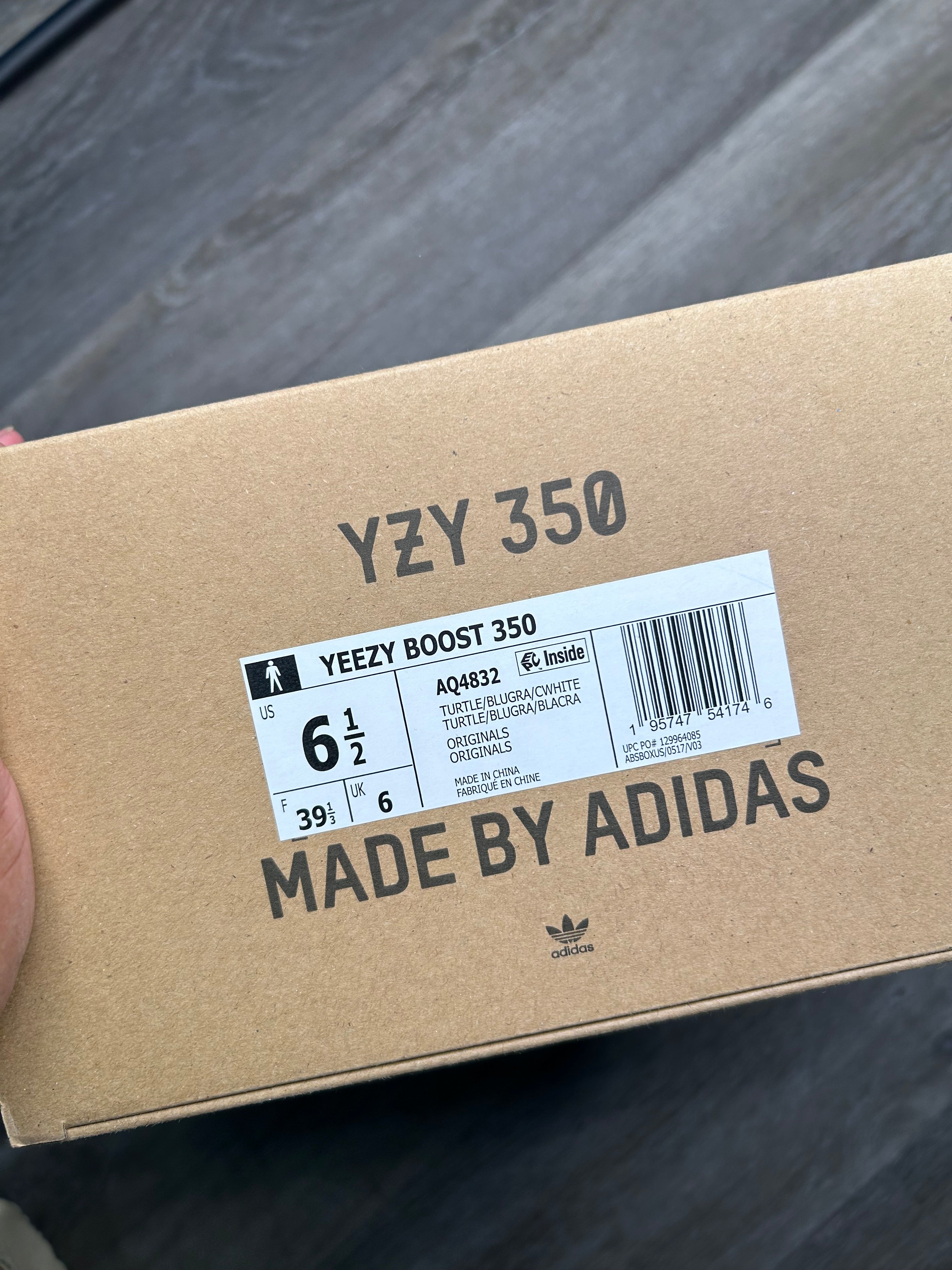 Size 6.5 - Adidas Yeezy 350 V1 Turtle Dove (2022) AQ4832