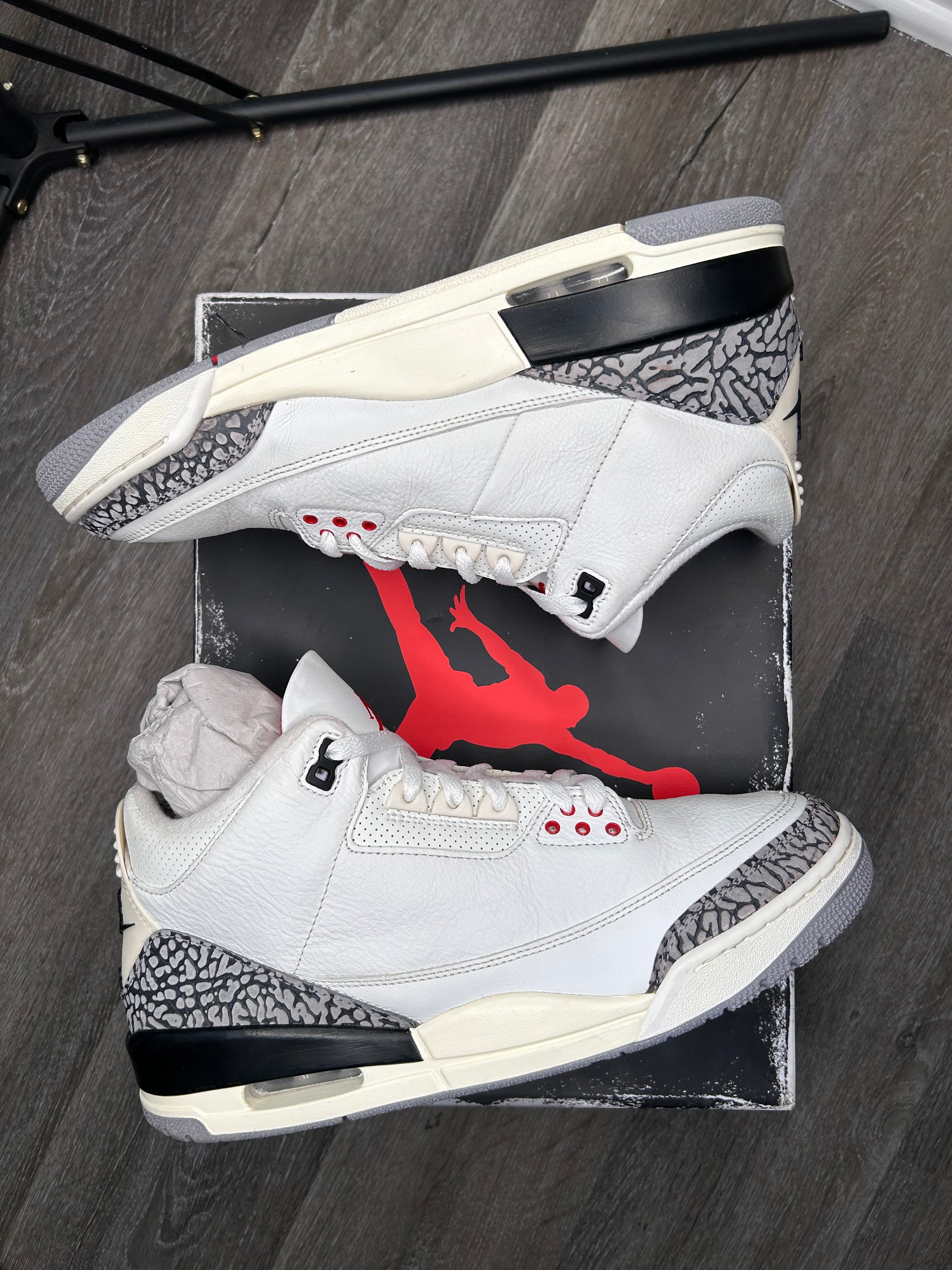 Size 11.5 - Jordan 3 White Cement Reimagined (2024) [DN3707-100]
