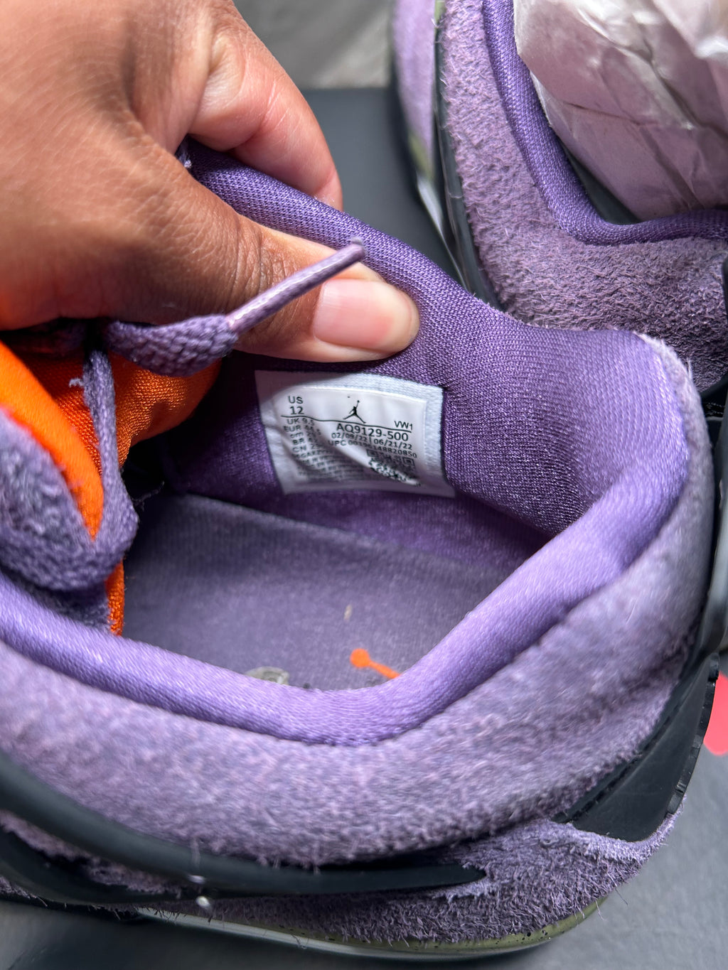 Size 12W/10.5M - Jordan 4 Canyon Purple (2022) AQ9129-500
