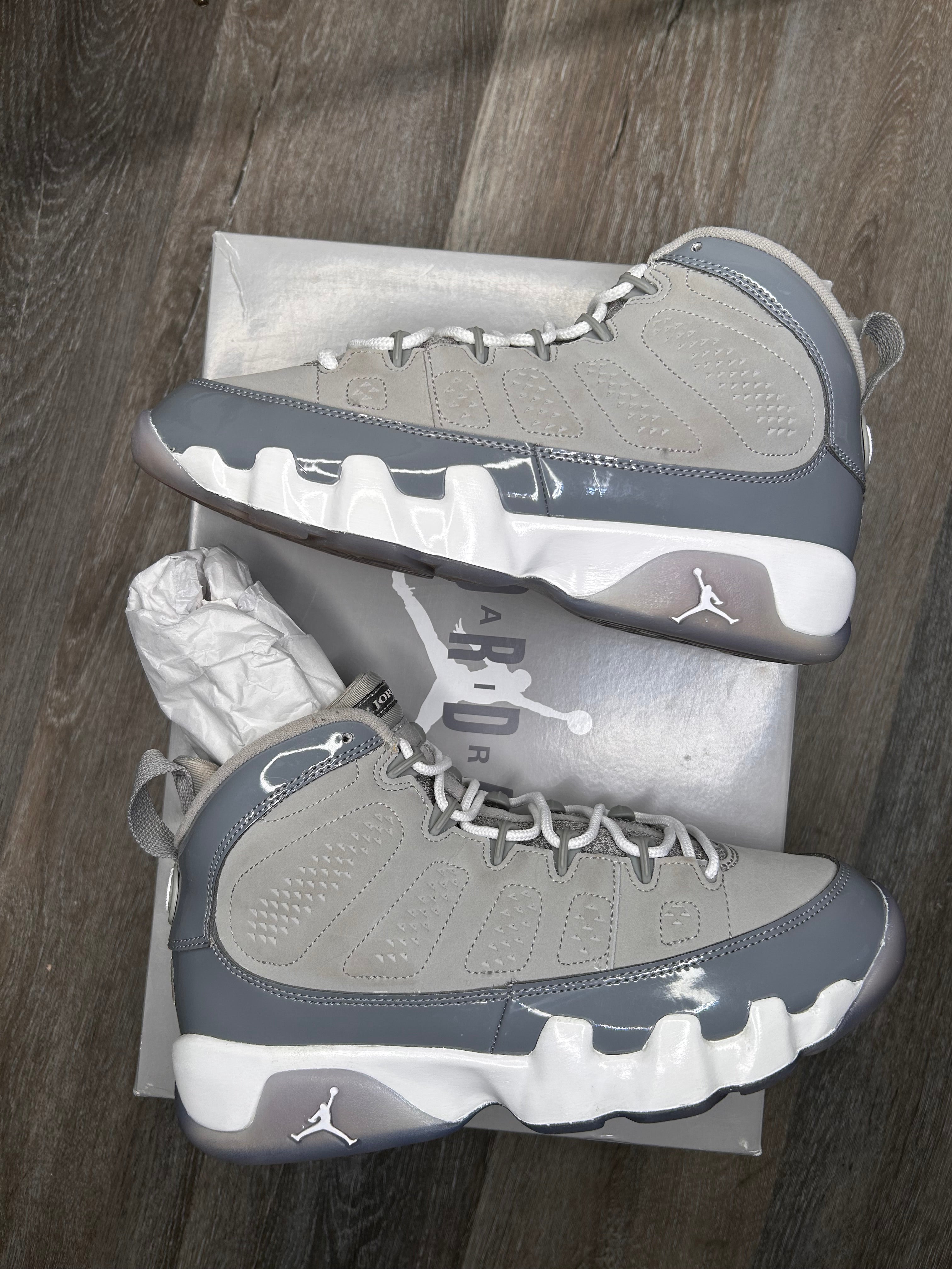 Nike air Jordan retro 9 COOL GREY (2015) size 7Y