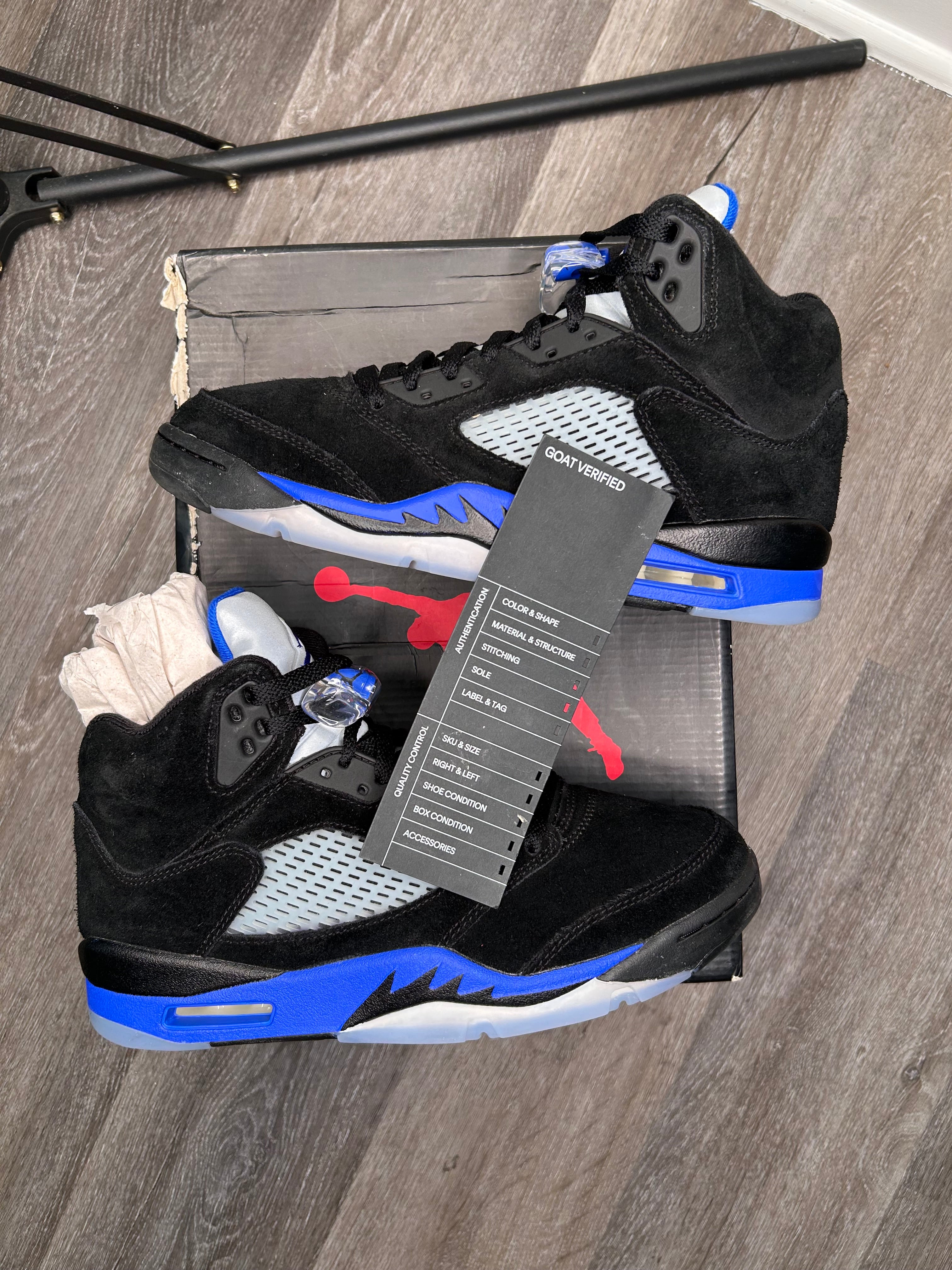 Size 9 - Jordan 5 Retro Racer  Blue (2022) (CT4838-004)