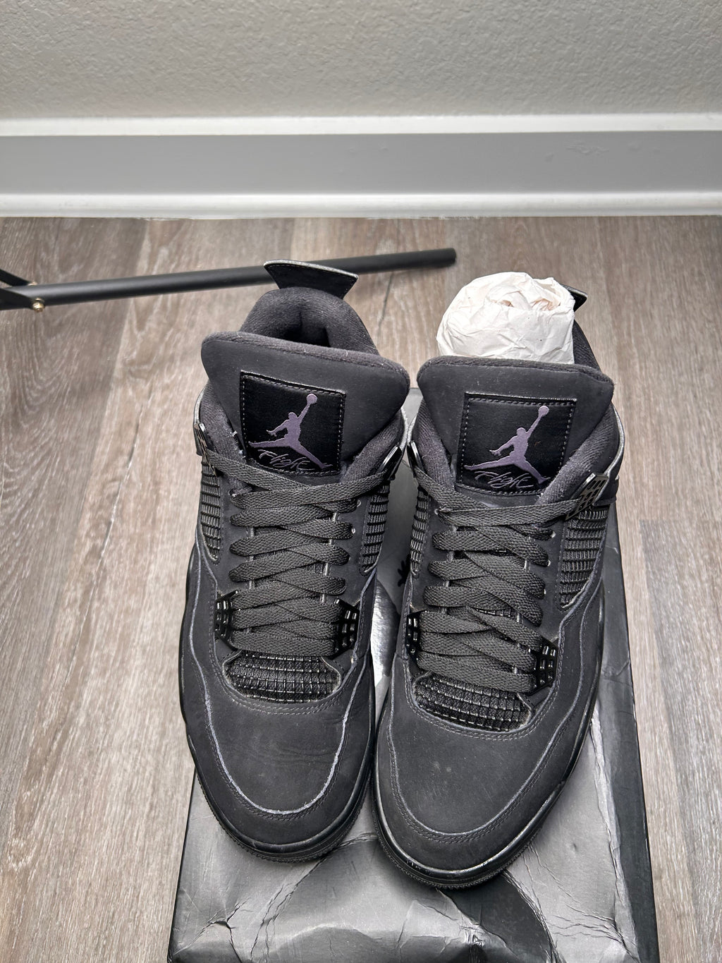 Nike air Jordan retro 4 IV BLACK CAT (2020) size 10 men’s