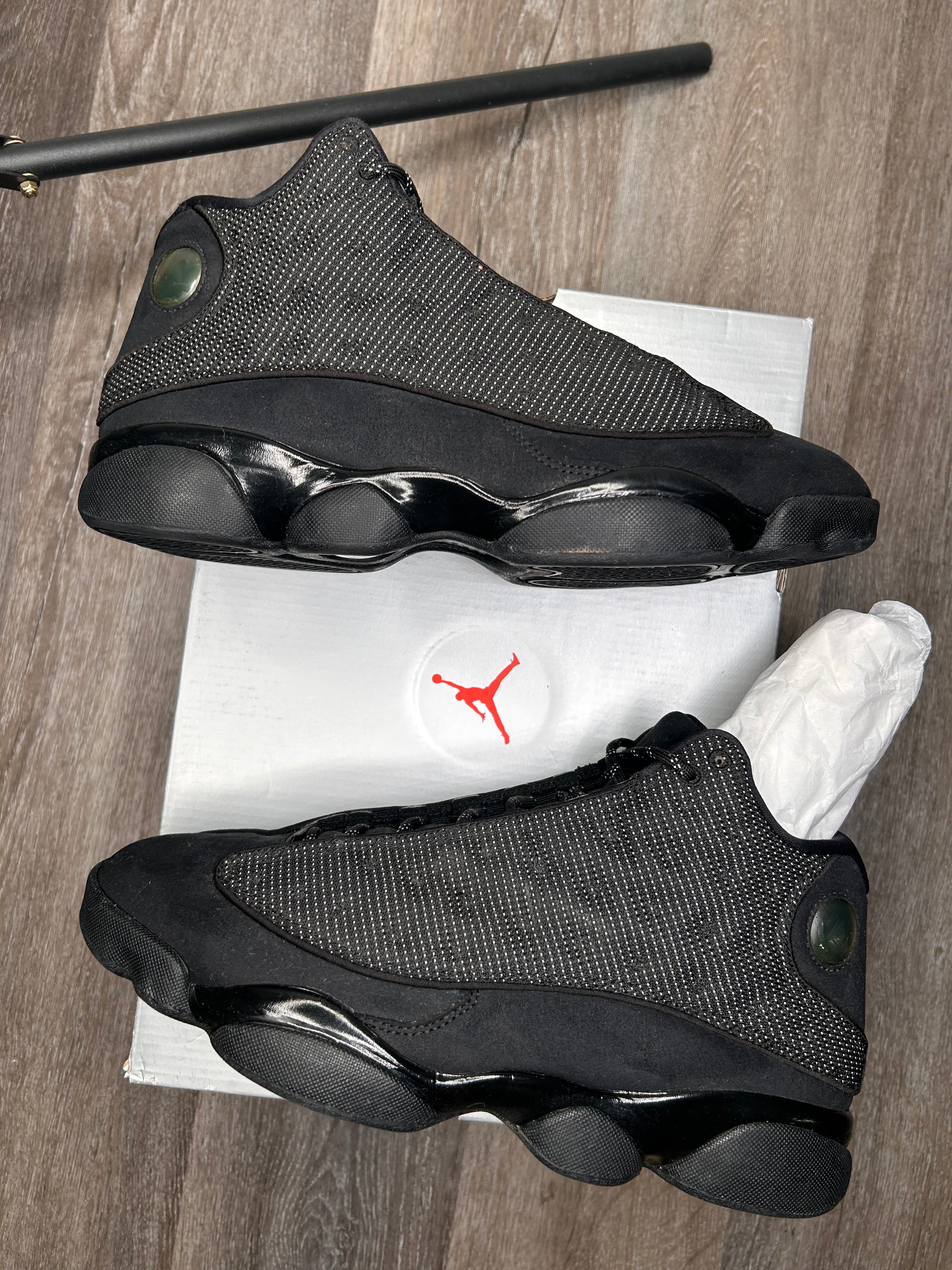 Size 10 Nike air Jordan retro 13 (2017) BLACK CAT