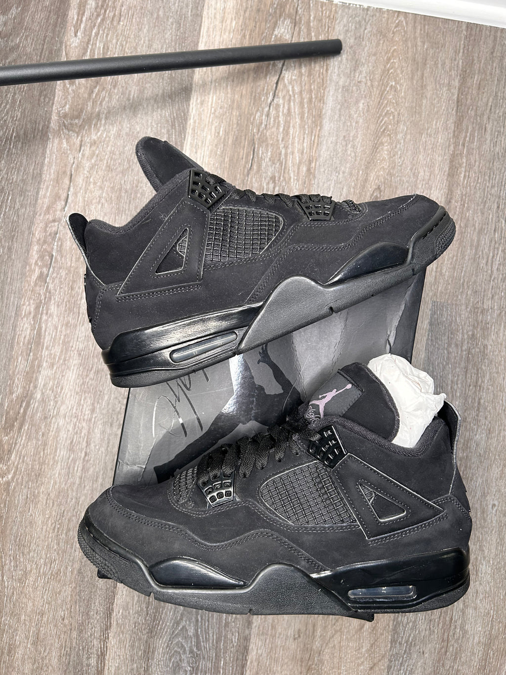 Nike air Jordan retro 4 IV BLACK CAT (2020) size 10 men’s