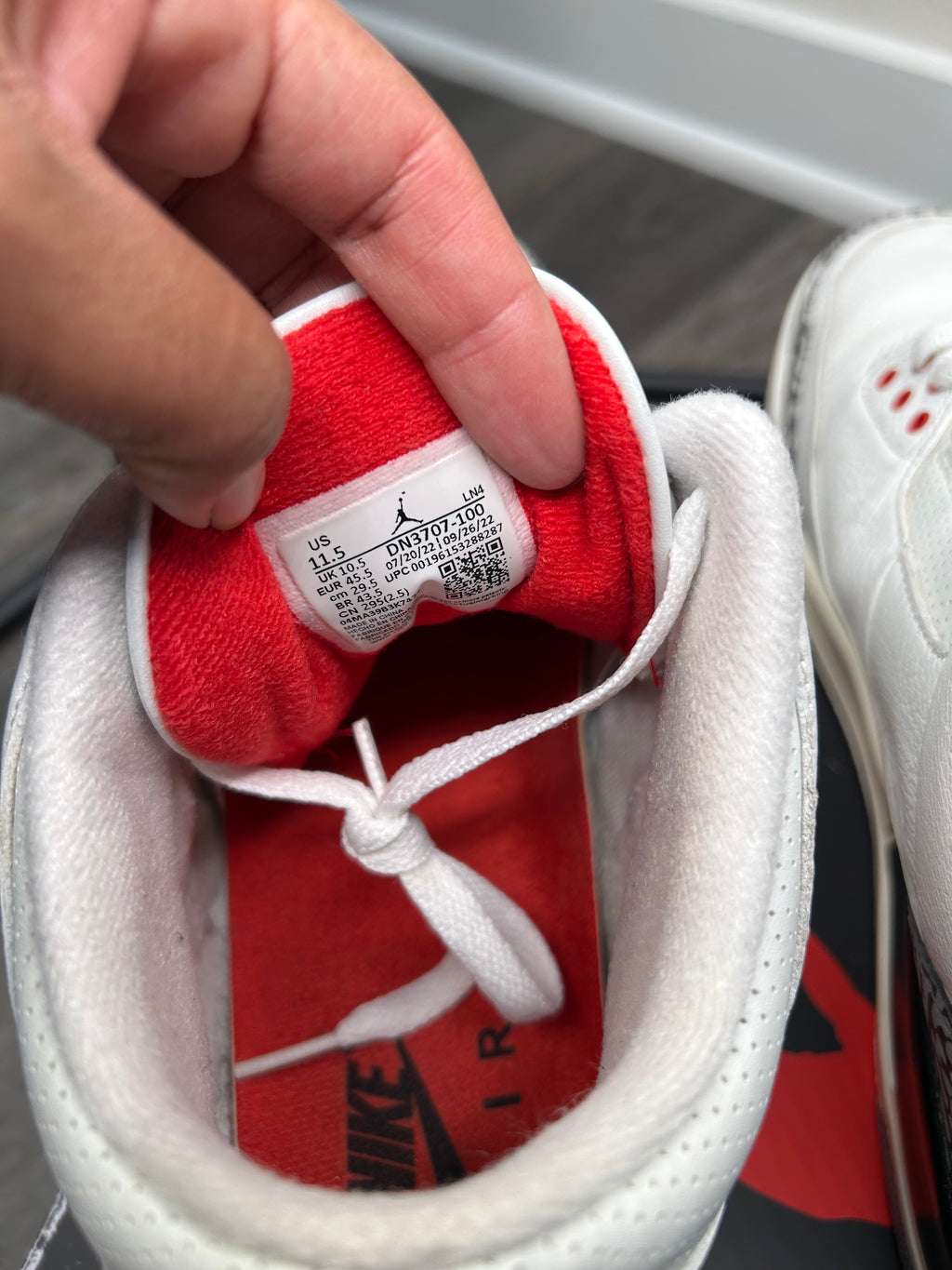 Size 11.5 - Jordan 3 White Cement Reimagined (2024) [DN3707-100]