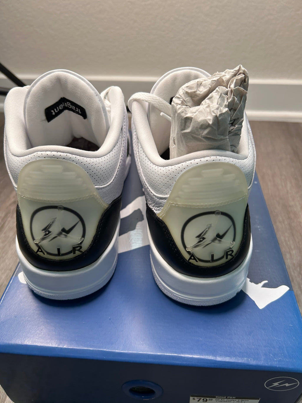 Size 10.5 Nike air Jordan 3 retro FRAGMENT (2020)