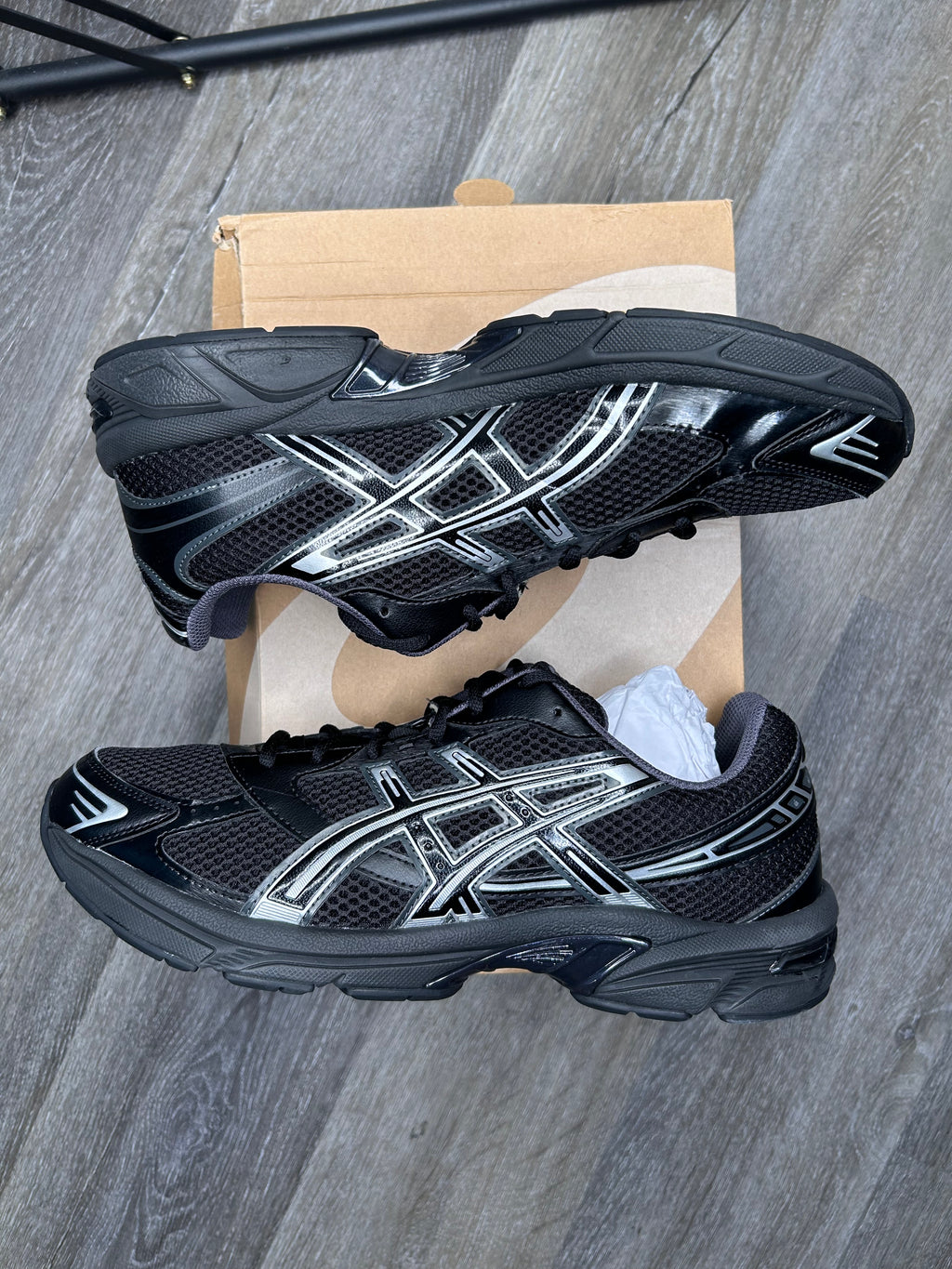 Size 11 - ASICS Gel-1130 Black Pure Silver (2025) 1201A906-001