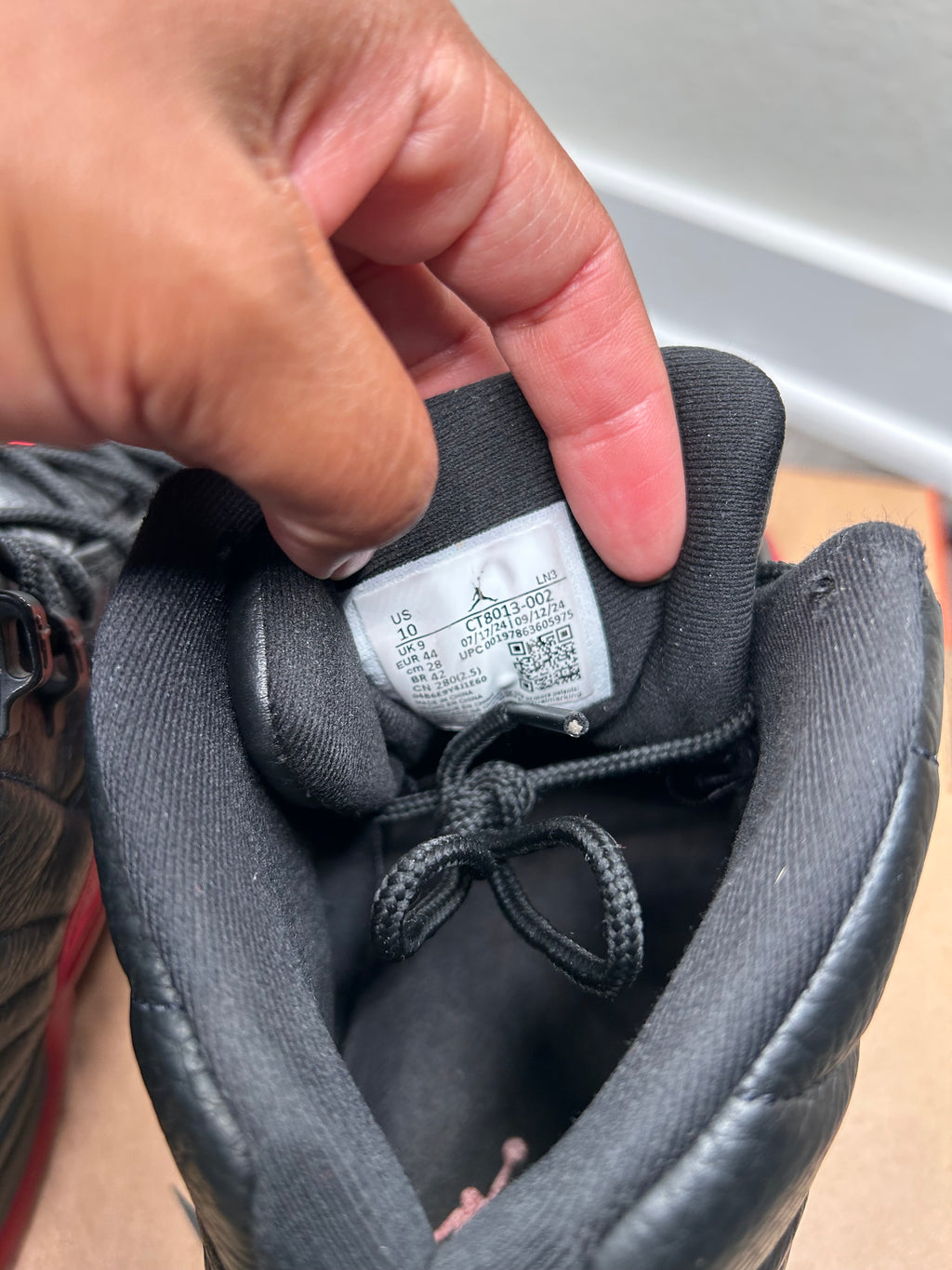 Size 10 - Jordan 12 Flu Game (2025) CT8013-002