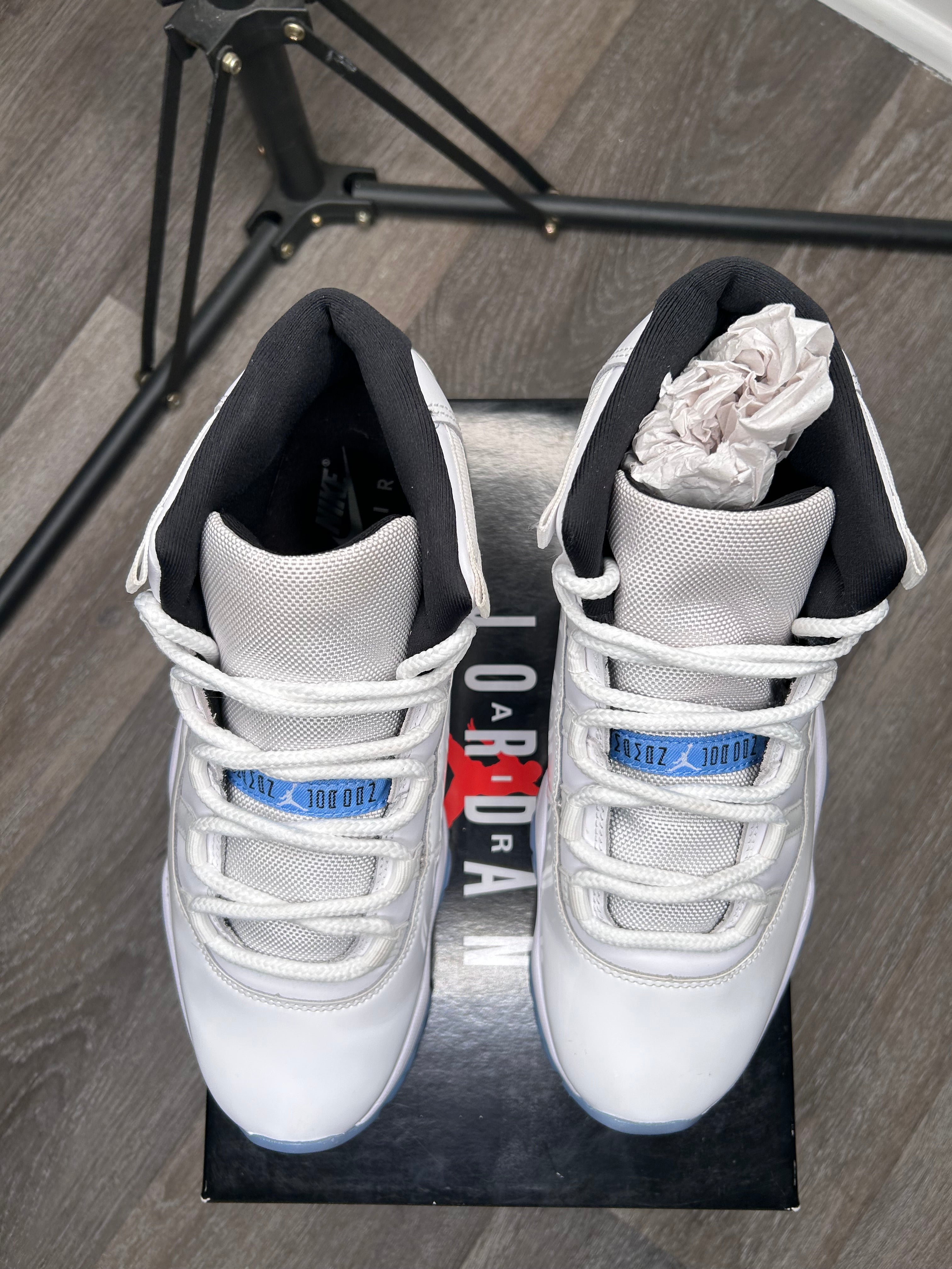 Size 9 Nike Jordan 11 Retro Legend Blue CT8012-104 Men’s