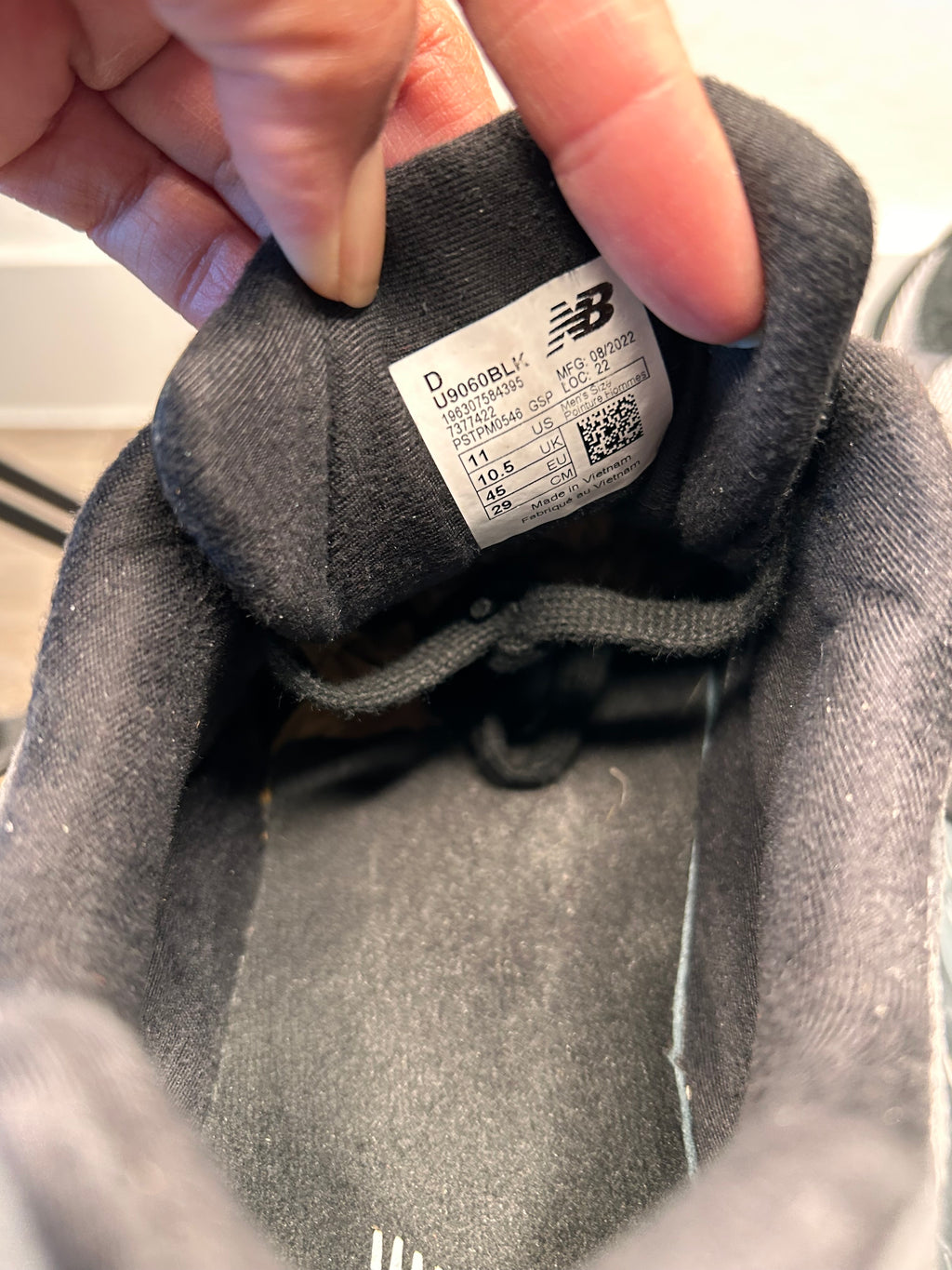 New Balance 9060 'Black Castlerock' U9060BLK Ship Now Size 11