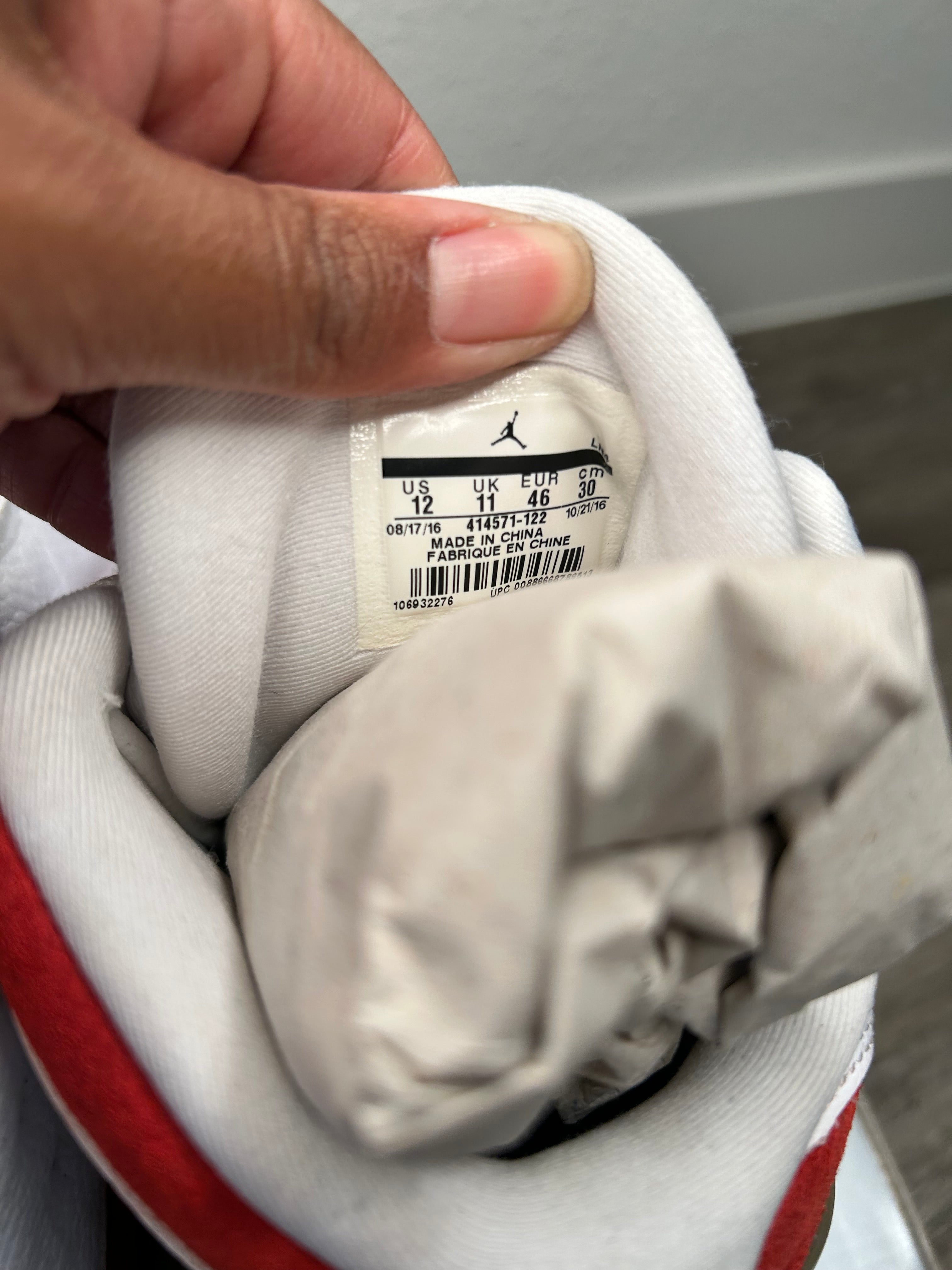 Nike Air Jordan Retro 13 ‘CHERRY’ (2017) size 12