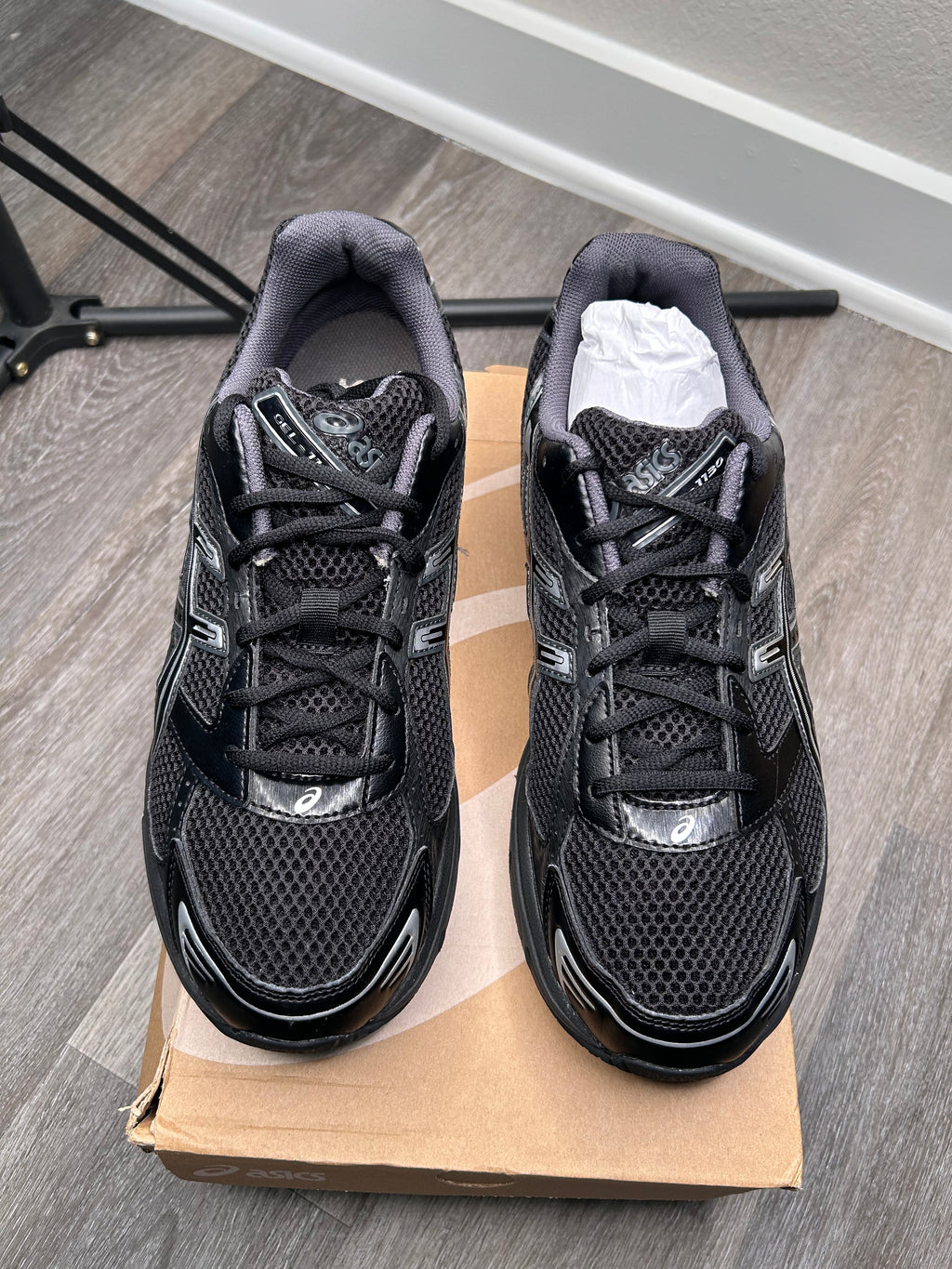 Size 11 - ASICS Gel-1130 Black Pure Silver (2025) 1201A906-001