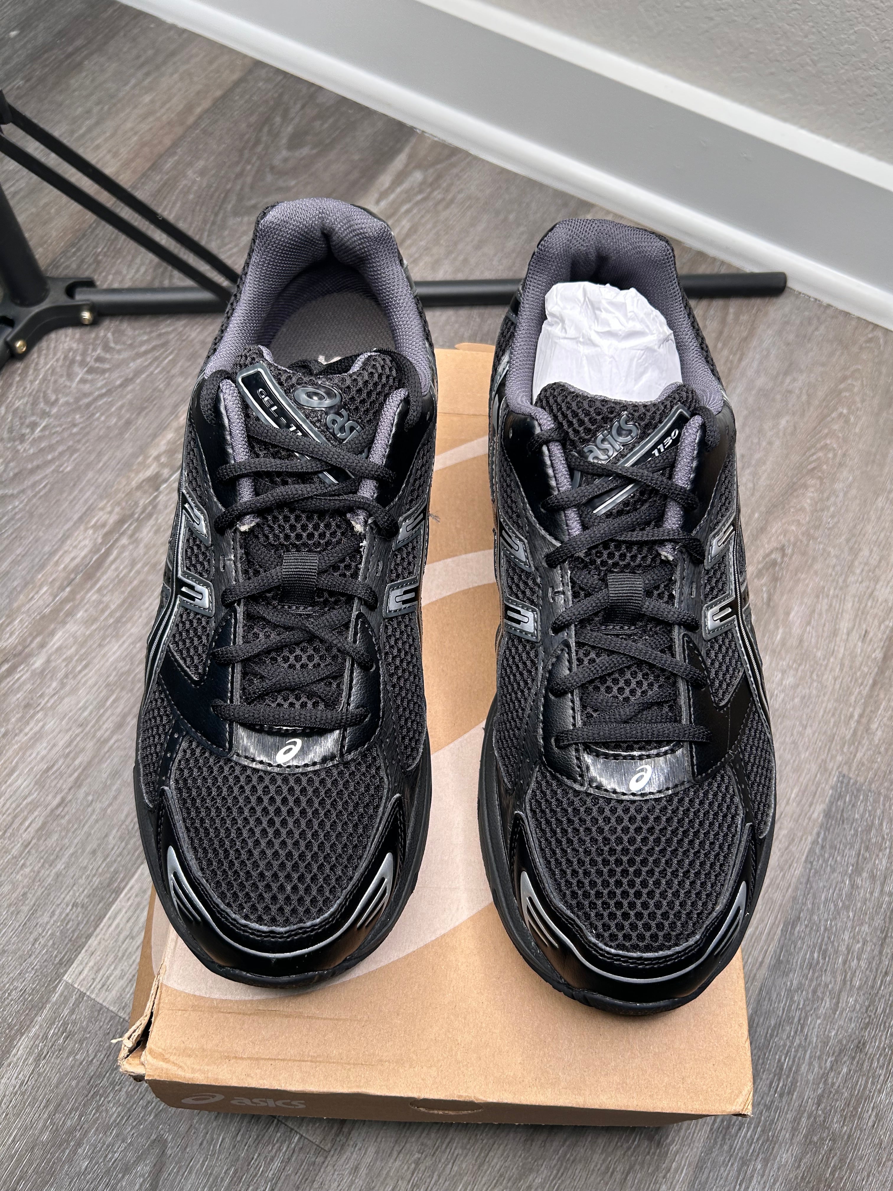 Size 11 - ASICS Gel-1130 Black Pure Silver (2025) 1201A906-001