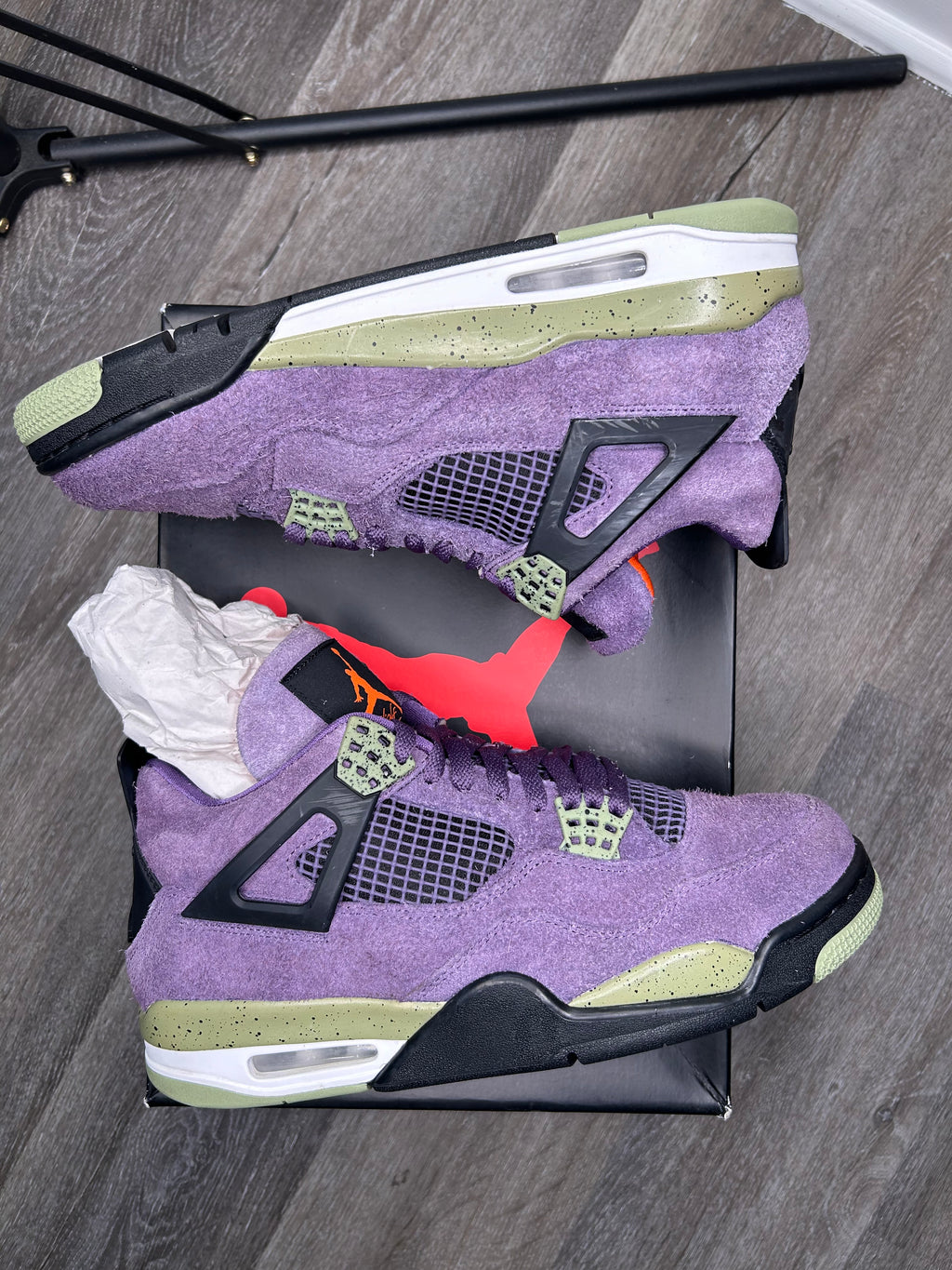 Size 12W/10.5M - Jordan 4 Canyon Purple (2022) AQ9129-500
