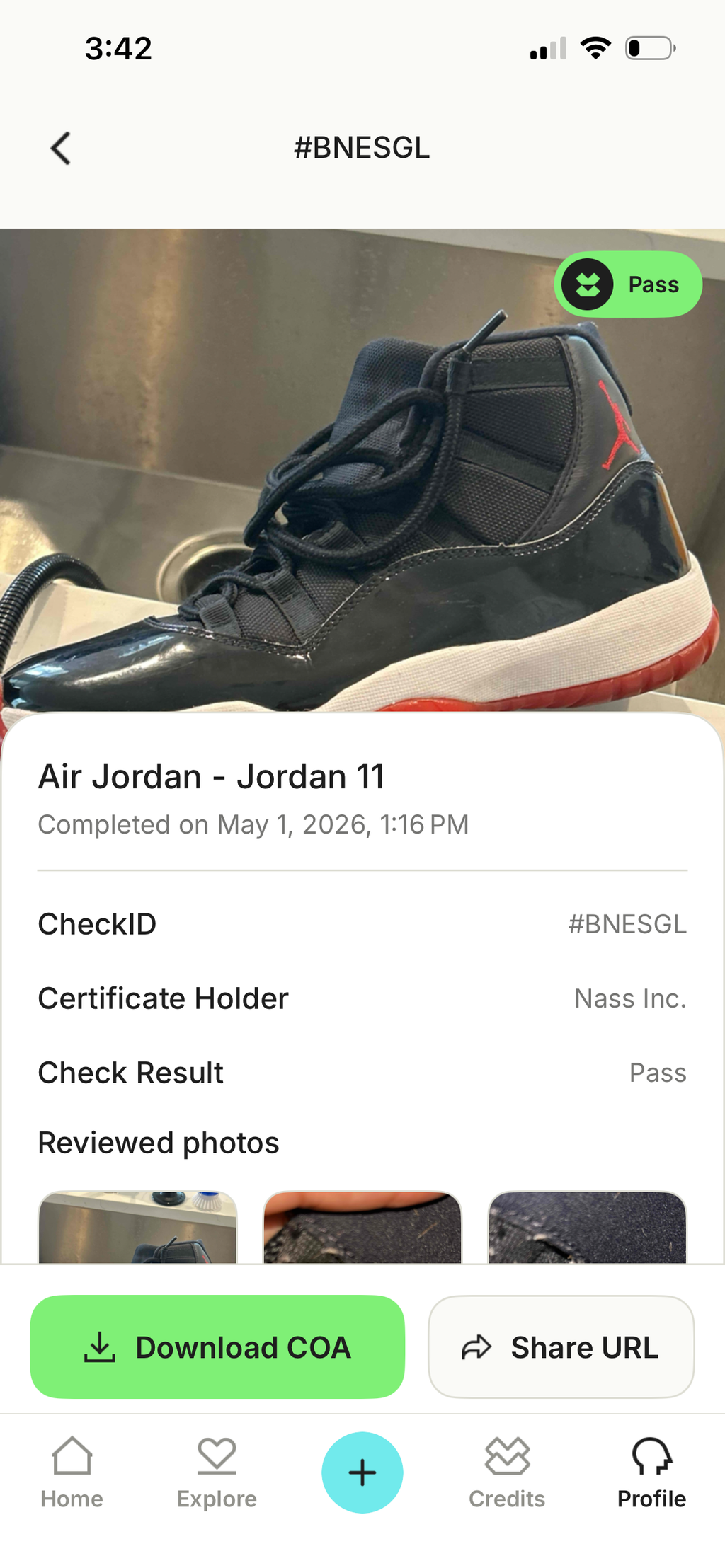 Nike air Jordan 11 retro XI Bred size 10.5 (2019)