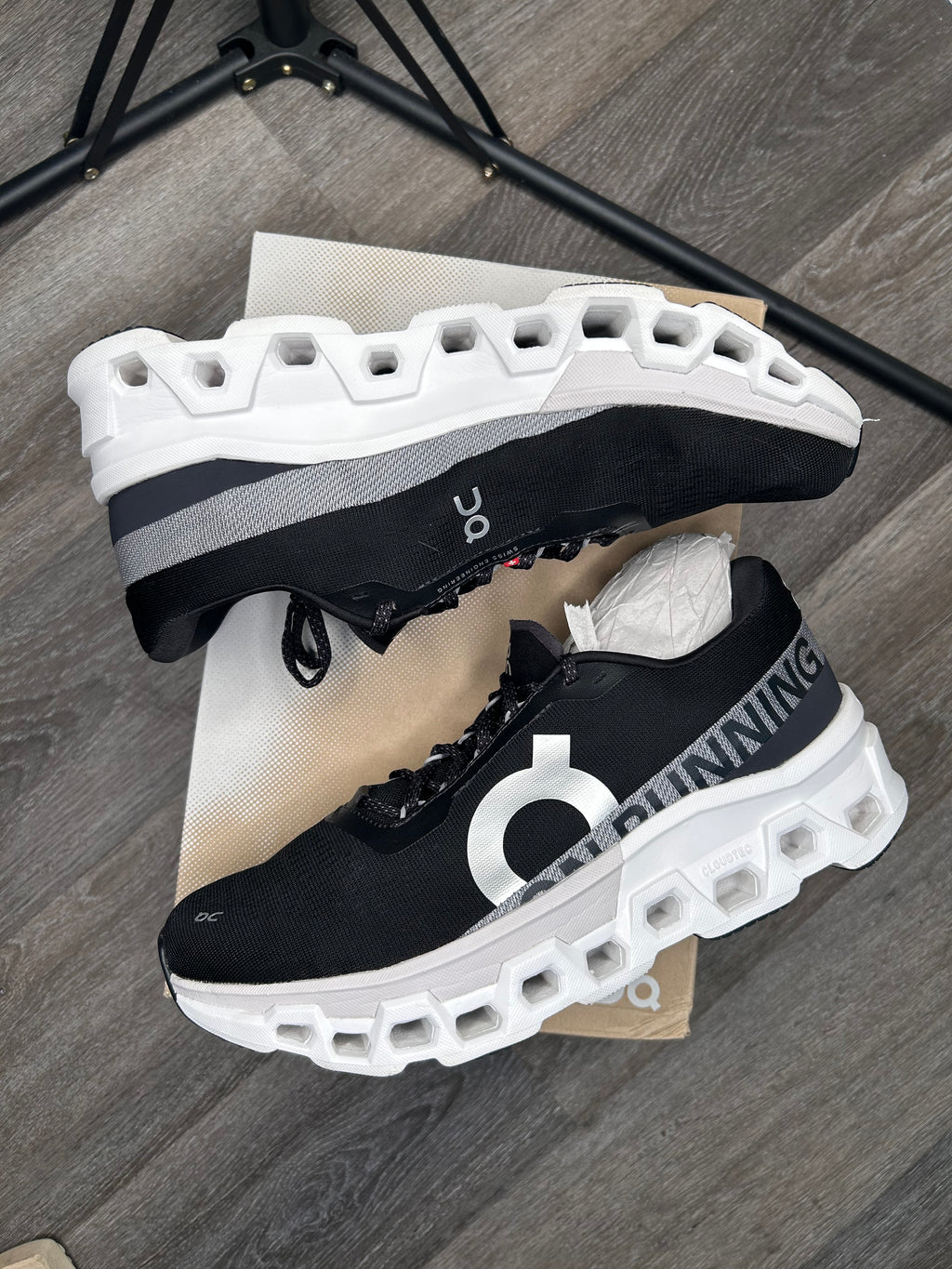 Size 10.5 - On Cloudmonster 2 Black Frost 3ME10121197 Men’s