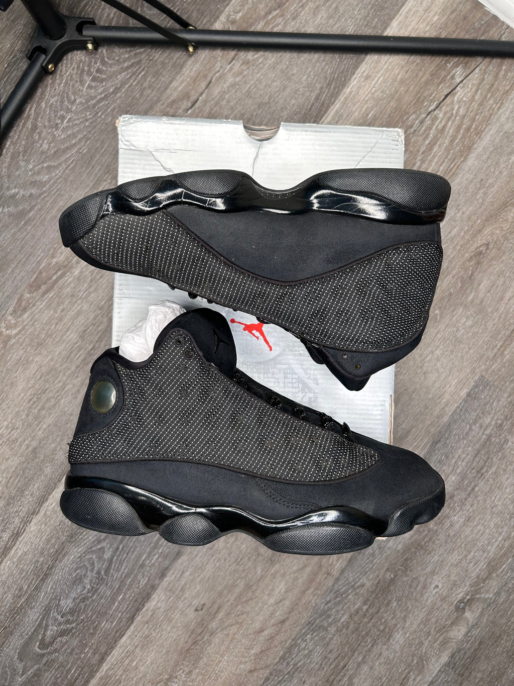 Size 8 - Jordan 13 Black Cat Black/Anthracite (2017) 414571-011