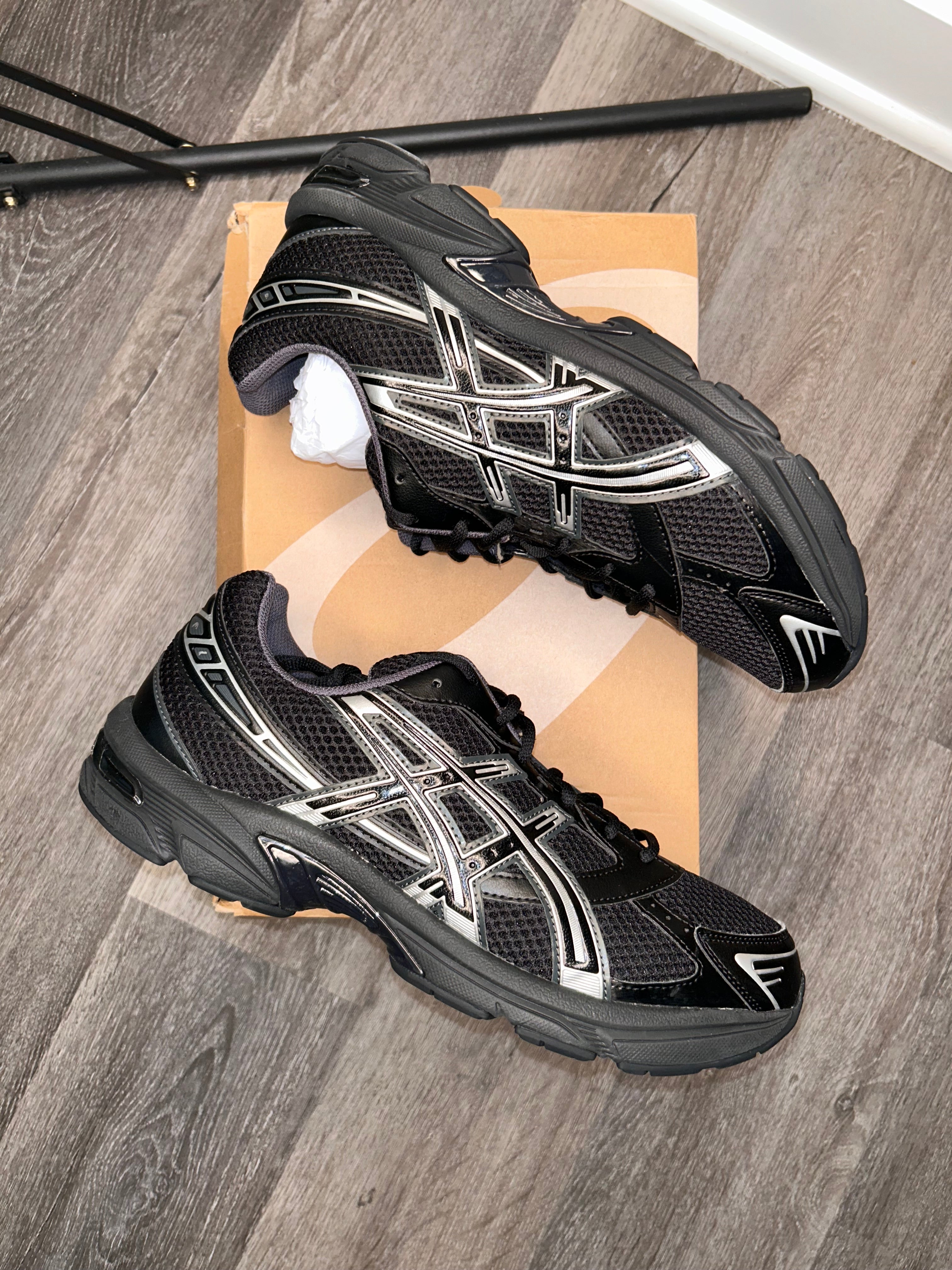 Size 11 - ASICS Gel-1130 Black Pure Silver (2025) 1201A906-001