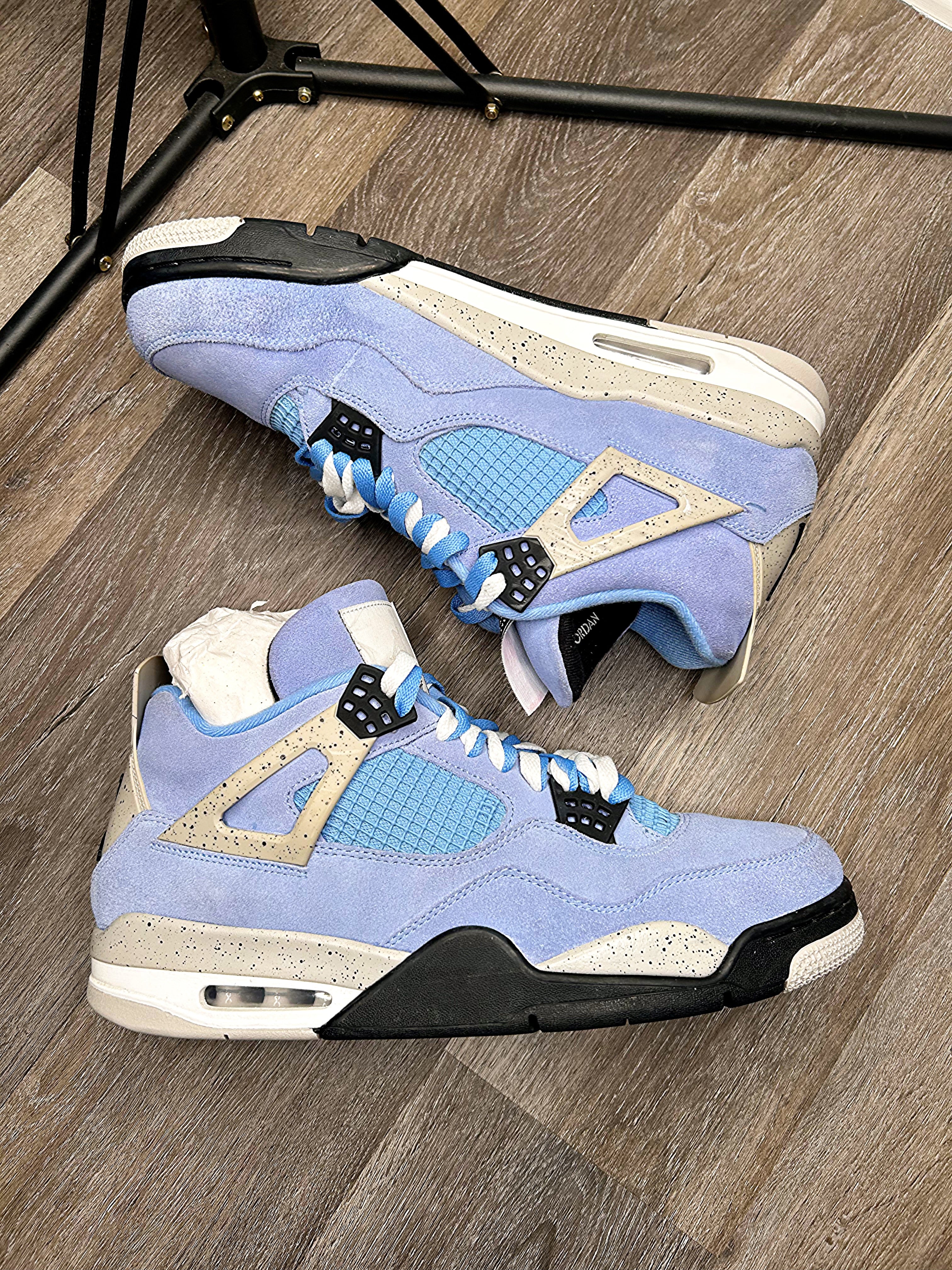 Size 13 Jordan 4 University Blue UNC 2021 CT8527-400 Men’s