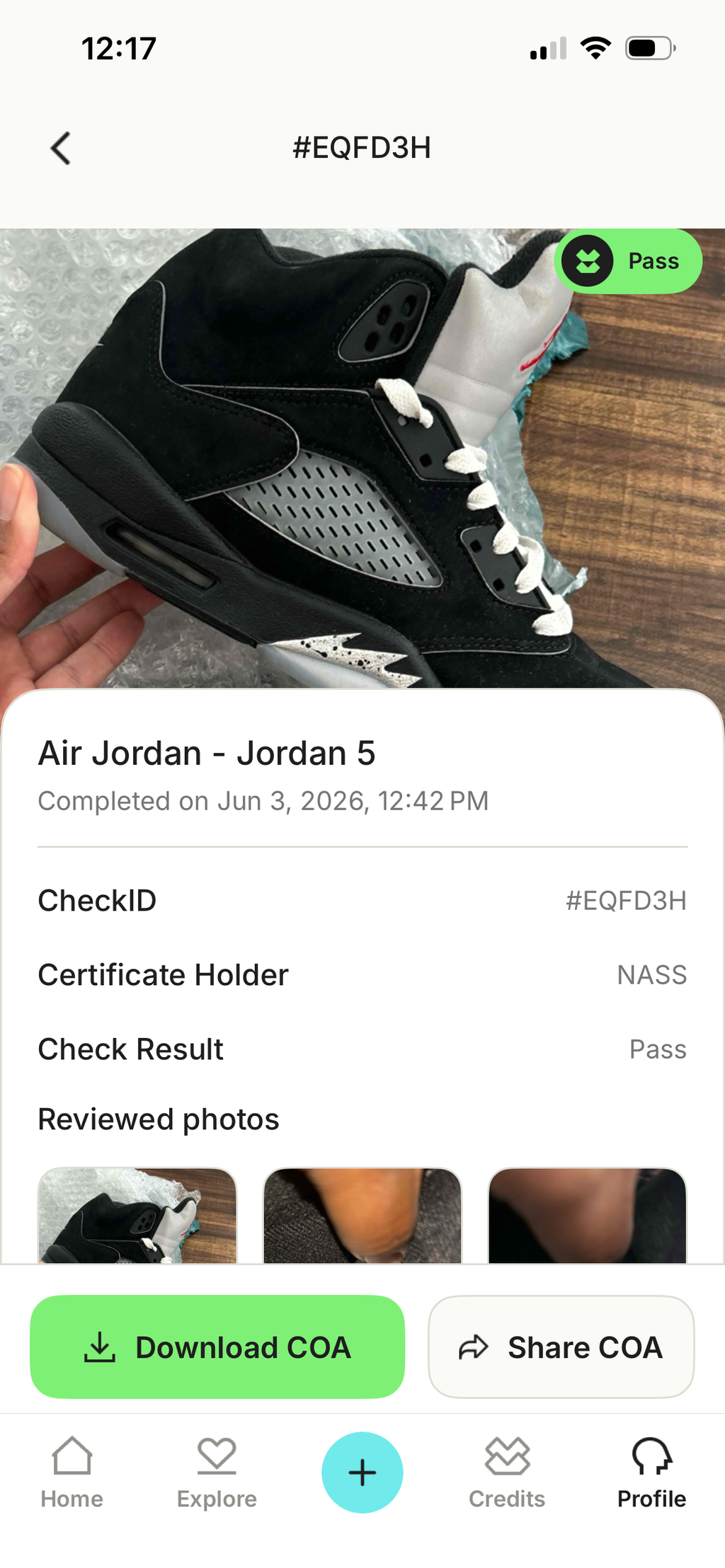 Size 7Y - Jordan 5 Black Metallic Reimagined (2025) HF3976001