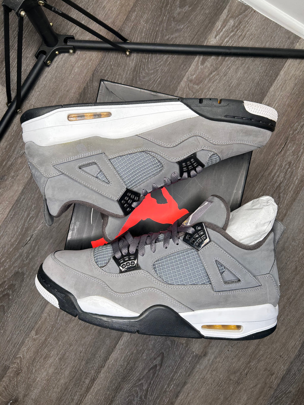 Size 13 Nike Jordan 4 Retro Cool Grey 2019 308497-007 Men’s