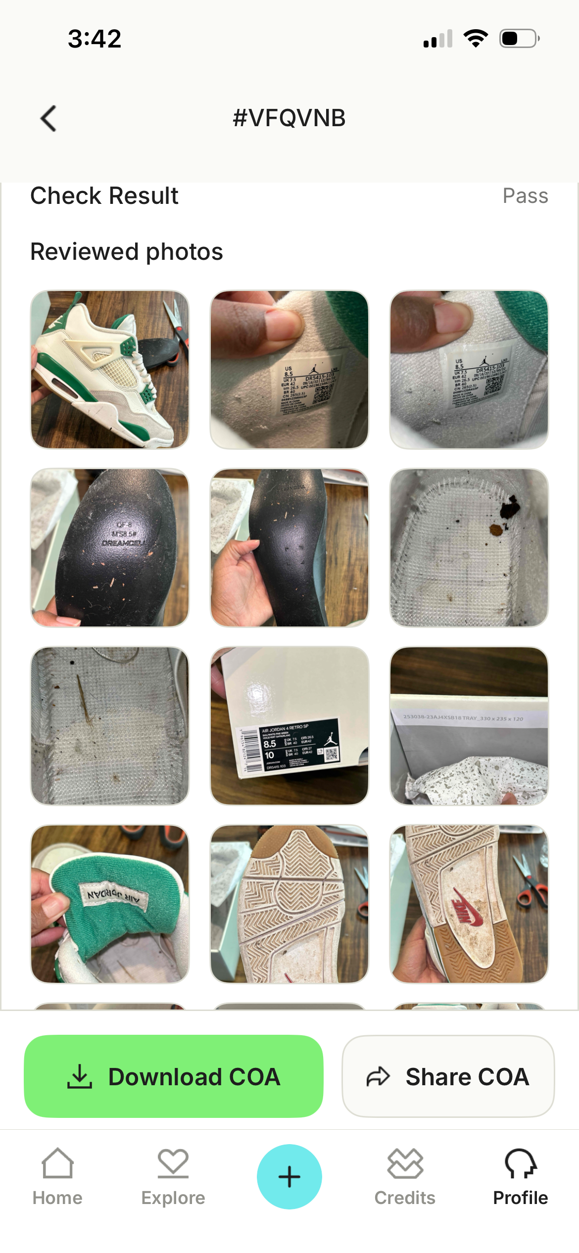 Size 8.5 - Nike SB x Air Jordan 4 Pine Green (2023) DR5415-103
