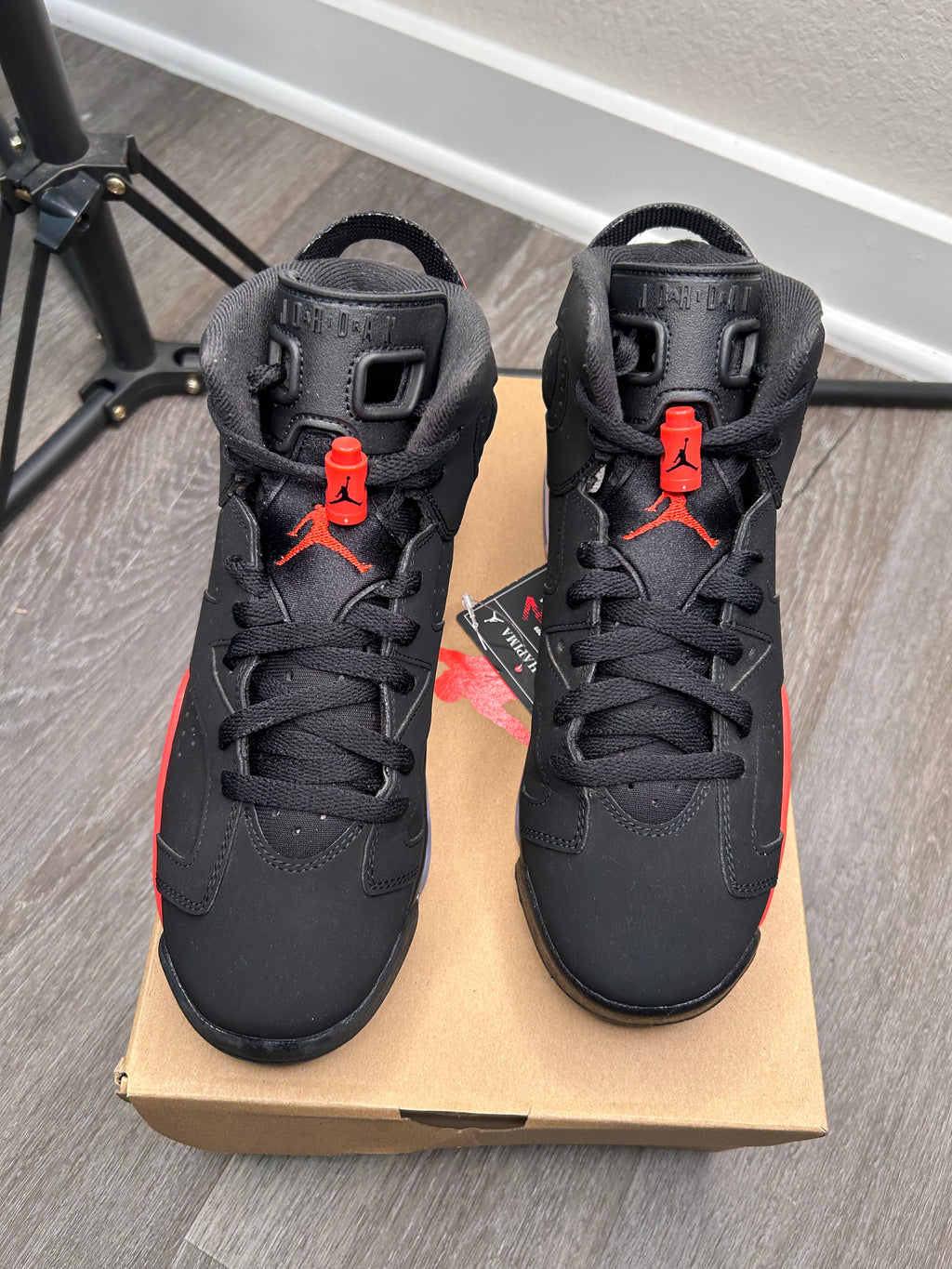 Size 6.5Y - Jordan 6 Retro Infrared Salesman (2026)  IQ1275-001