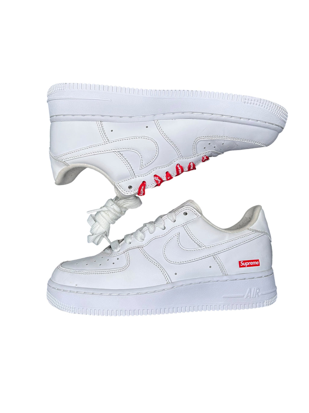 Size 6.5 - Nike Air Force 1 Low Supreme Box Logo (2020) cu9225-100
