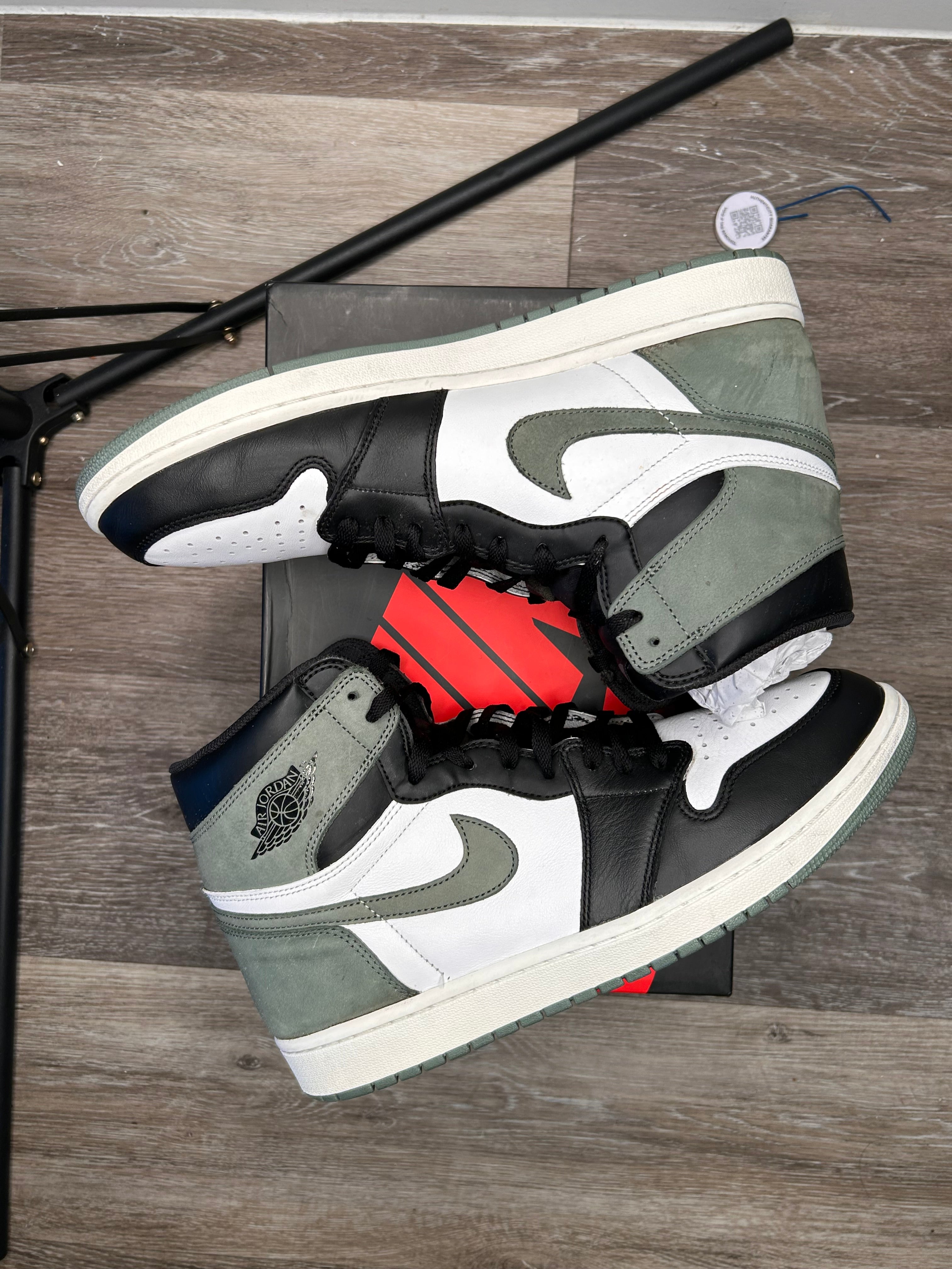 Nike Air Jordan 1 Retro High OG “Clay Green” (2018) 555088-135 Men’s US Size 13