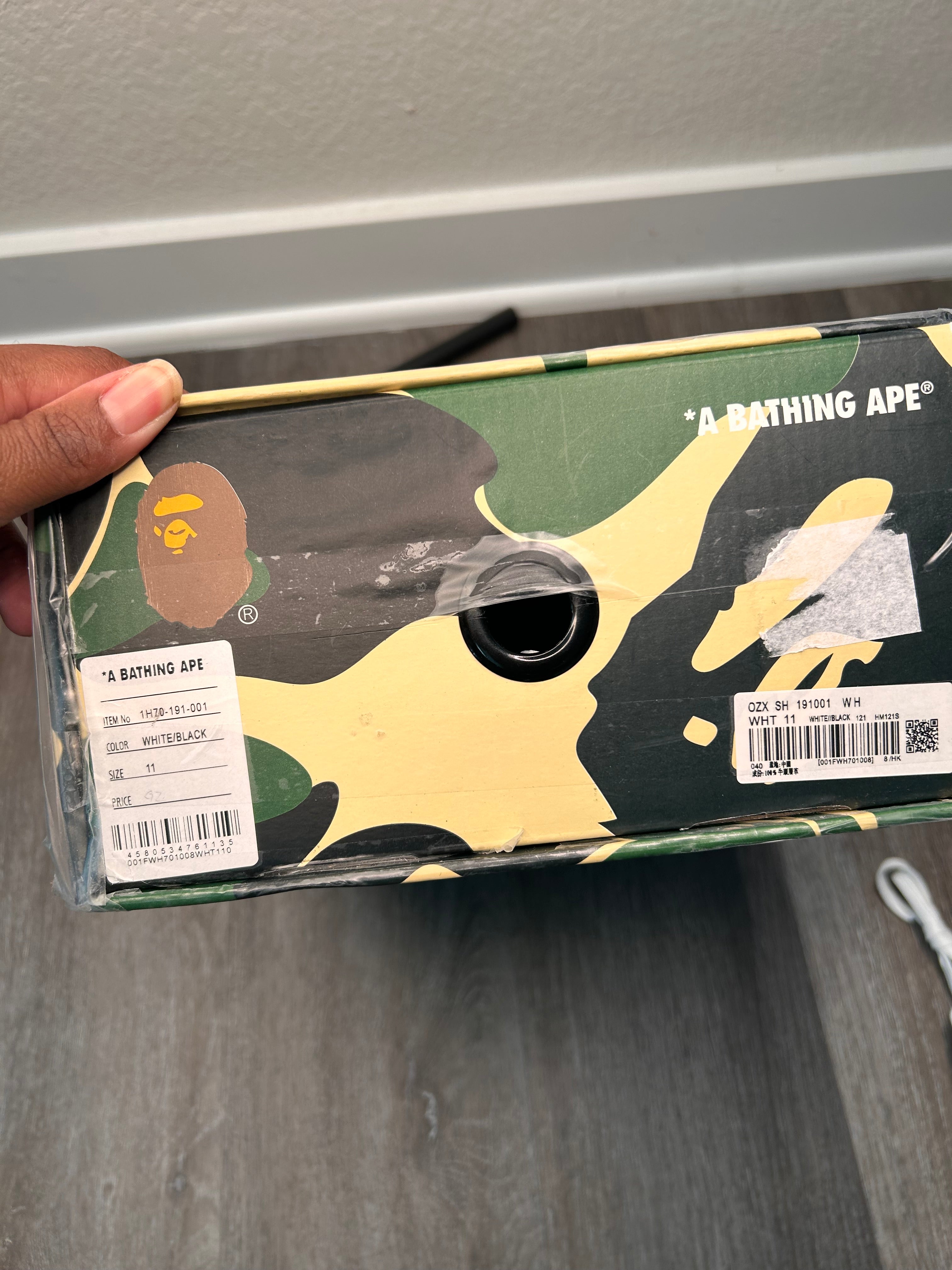 A bathing ape BAPESTA BLACK size 11 (2021)