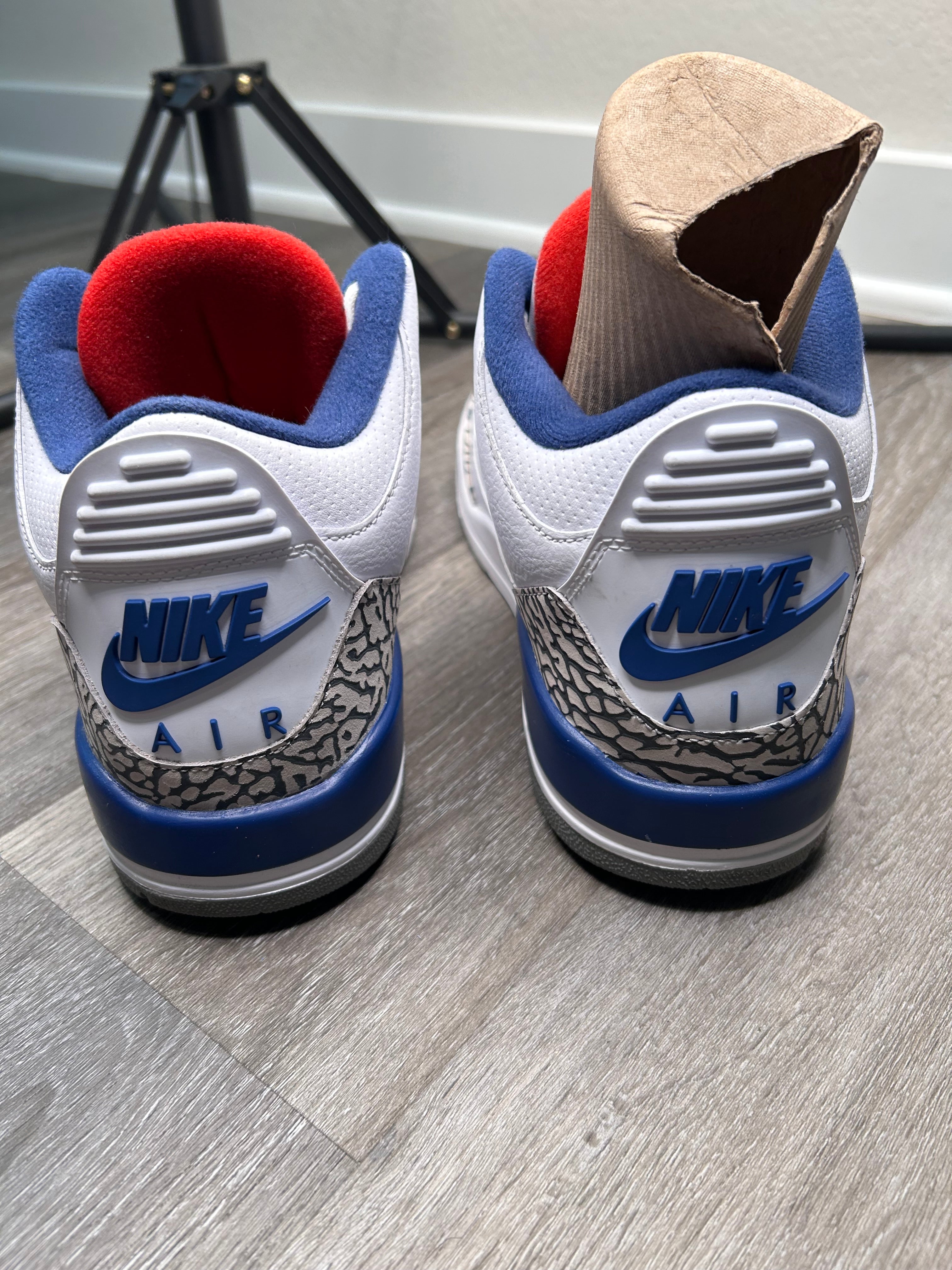 Size 10.5 - Jordan 3 Retro True Blue (2016) 854262-106
