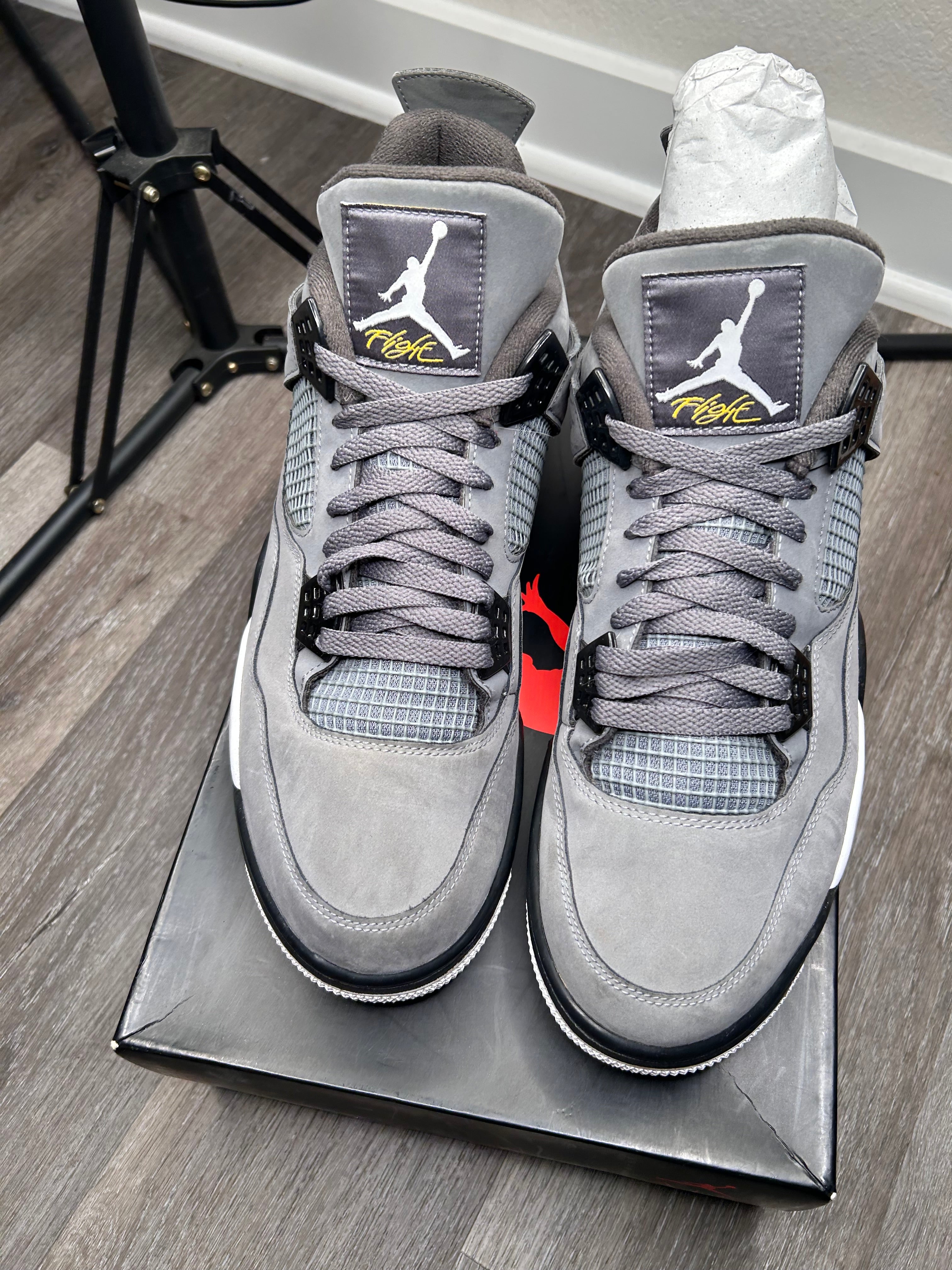Size 13 Nike Jordan 4 Retro Cool Grey 2019 308497-007 Men’s