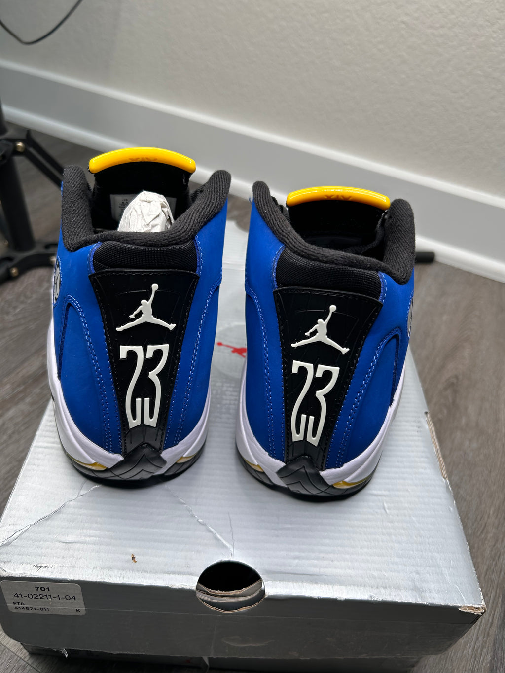 Size 8.5 - Jordan 14 Laney Varsity Royal (2023) 487471-407