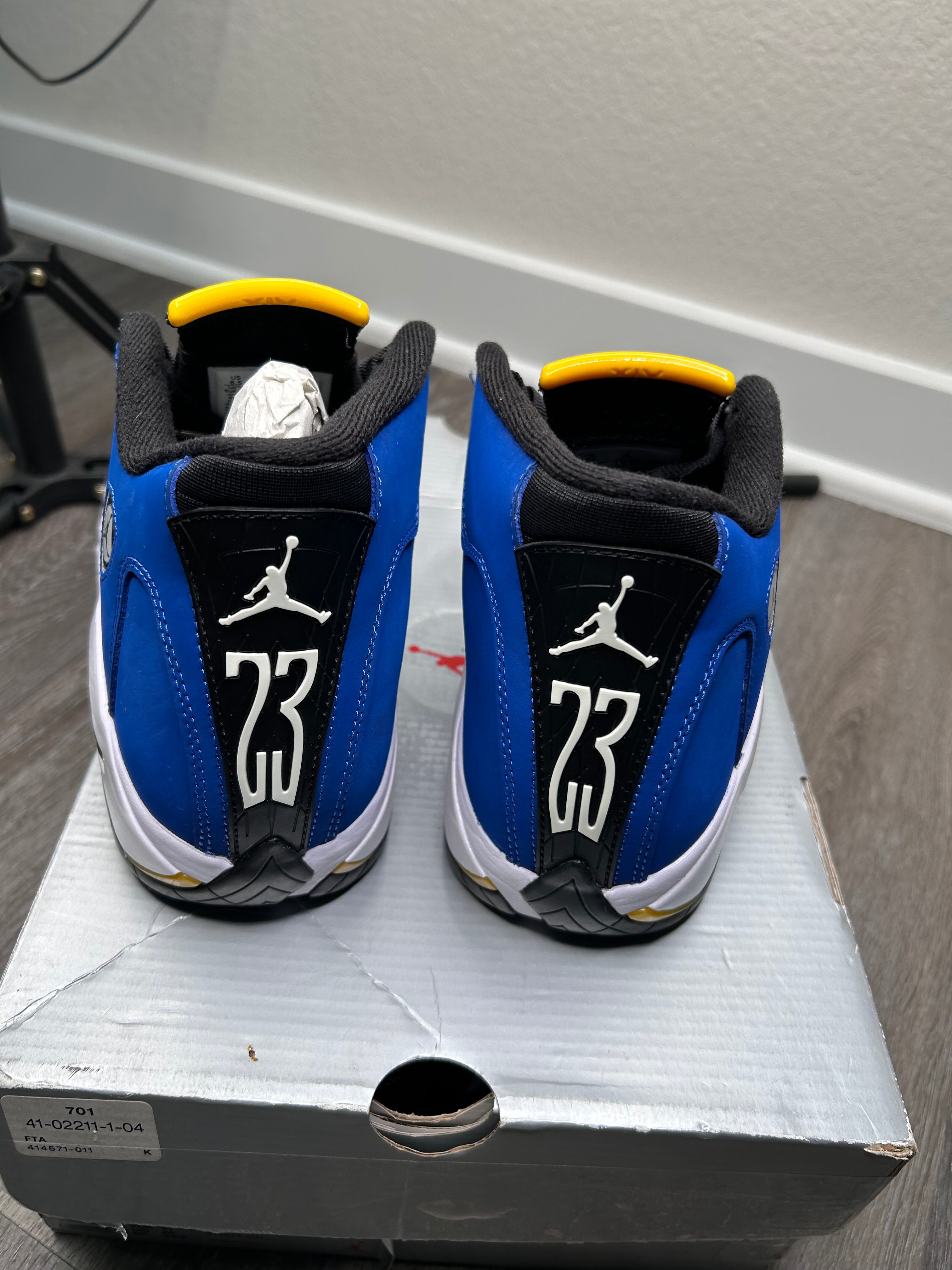 Size 8.5 - Jordan 14 Laney Varsity Royal (2023) 487471-407