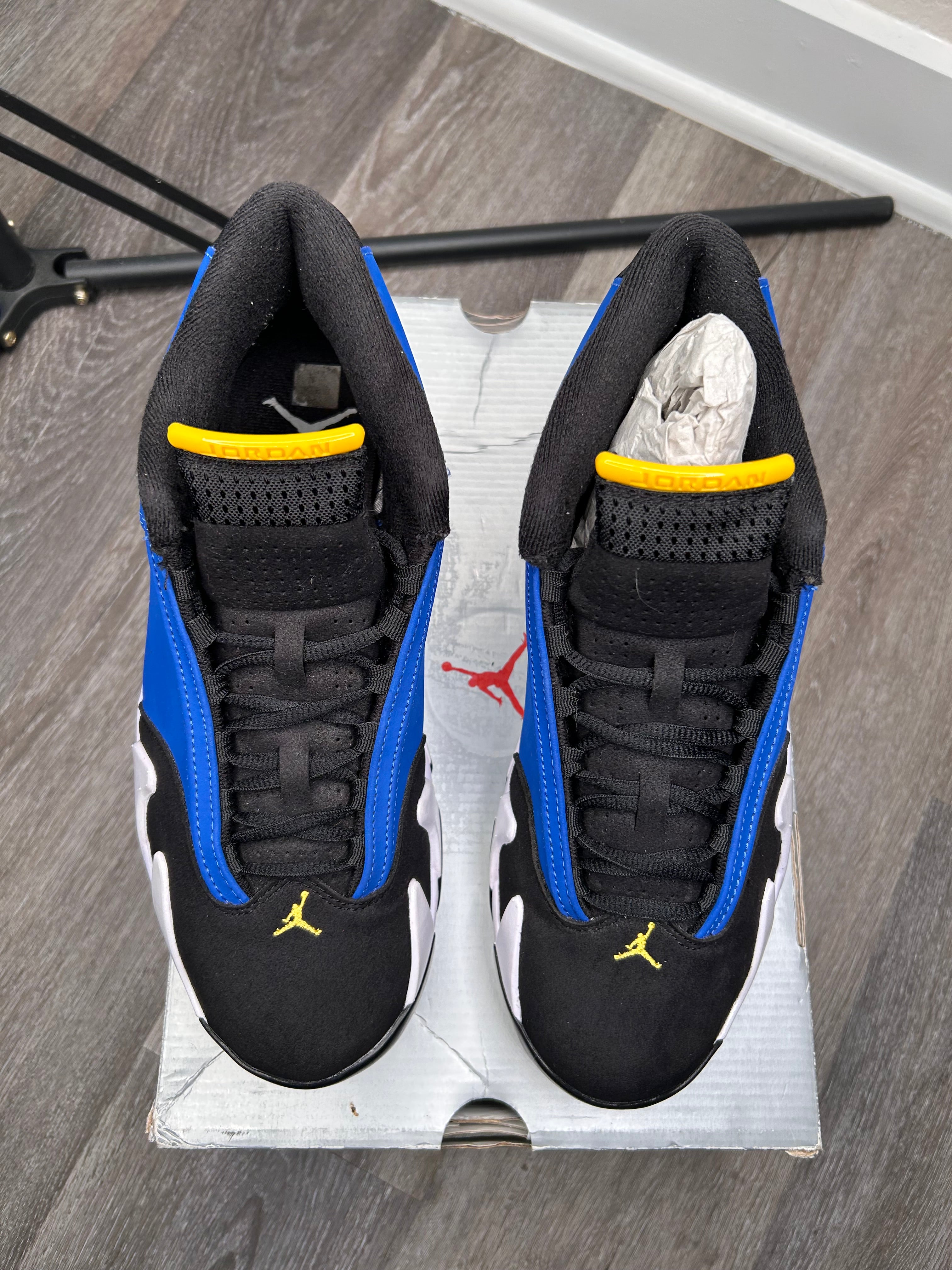 Size 8.5 - Jordan 14 Laney Varsity Royal (2023) 487471-407