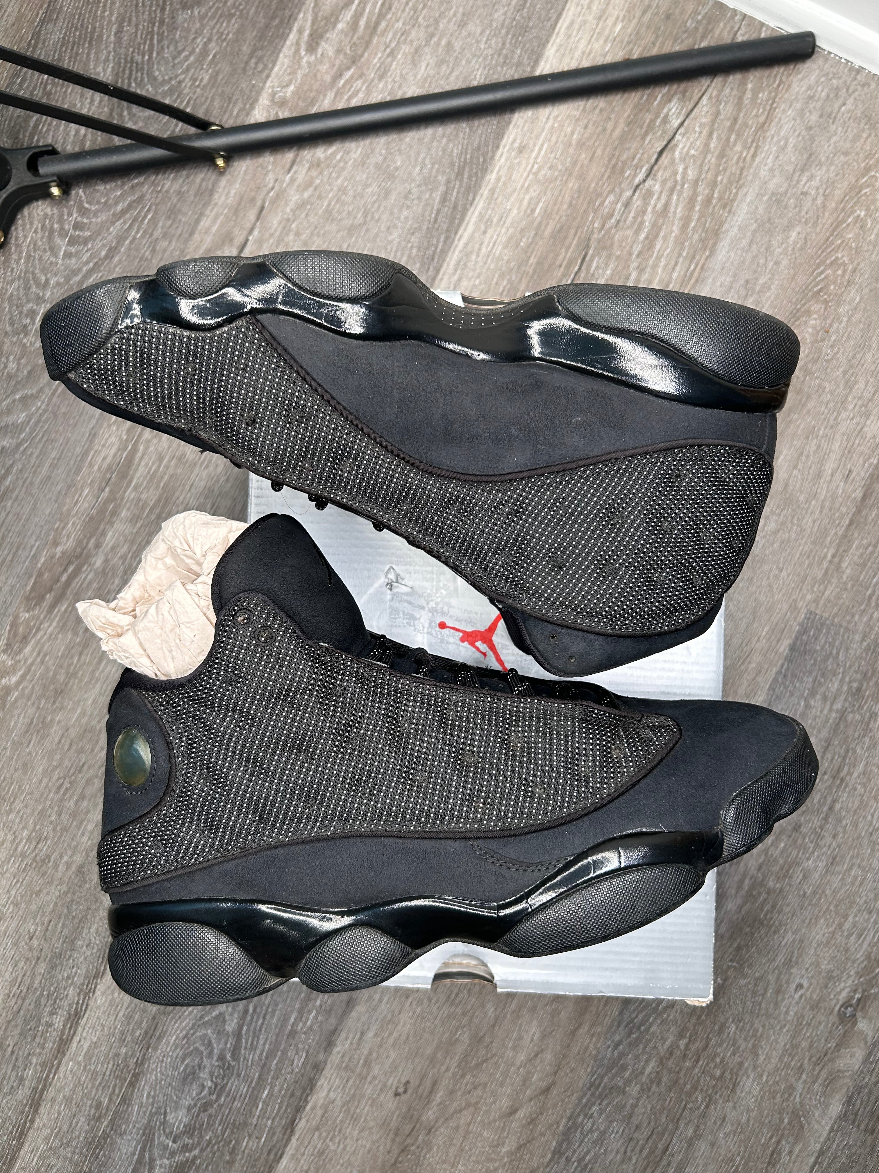 Size 12 - Jordan 13 Black Cat Black/Anthracite (2017) 414571-011