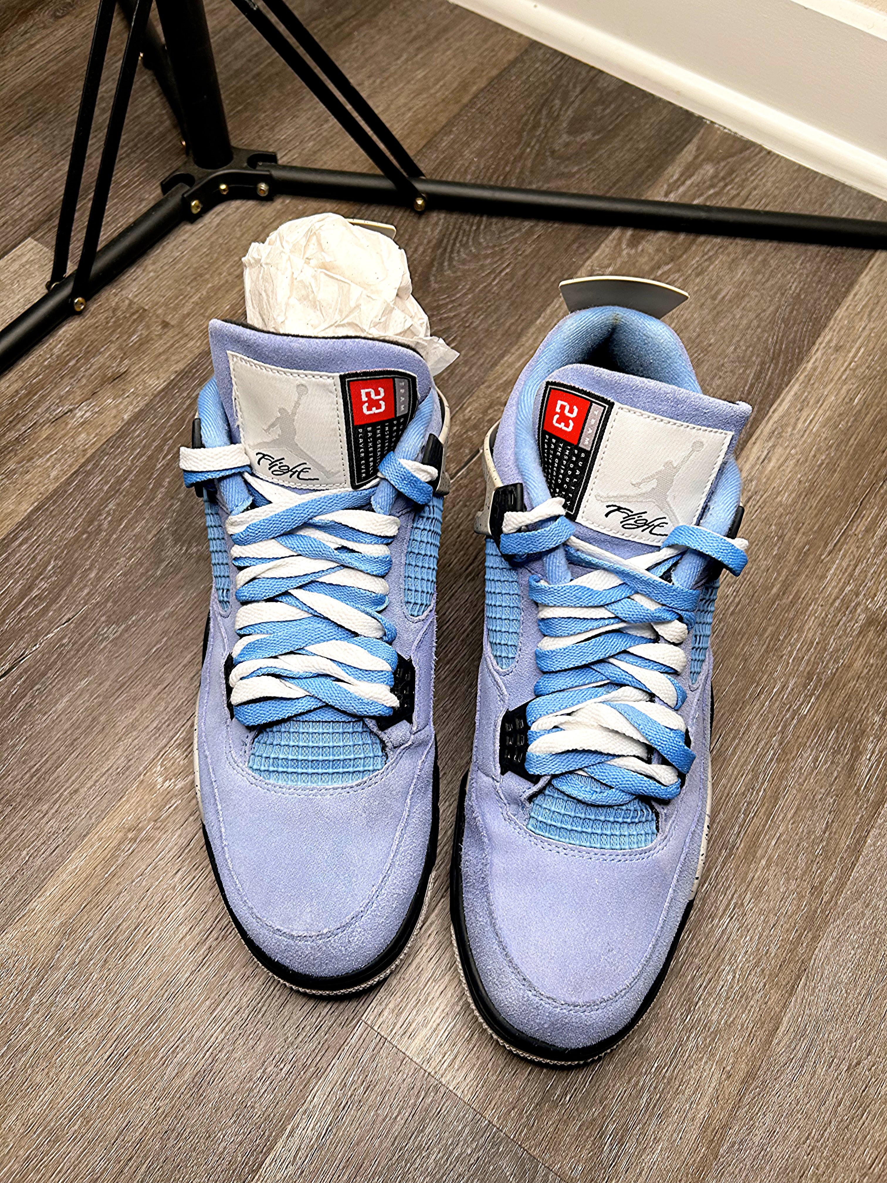 Size 13 Jordan 4 University Blue UNC 2021 CT8527-400 Men’s