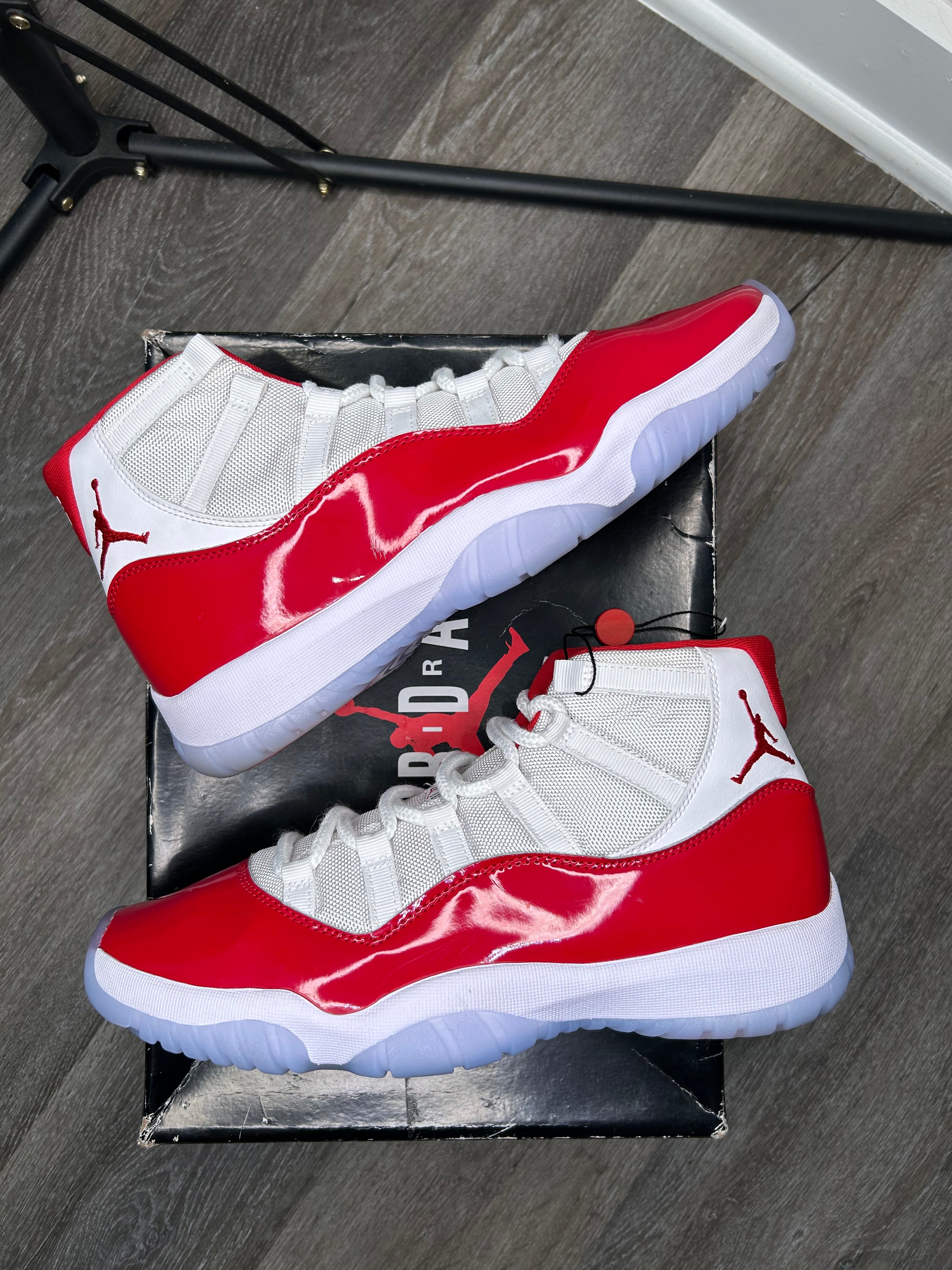 Size 10 - Jordan 11 Cherry White (2022) CT8012-116