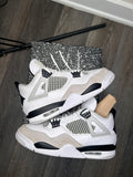 Size 10.5 Nike air Jordan retro 4 MILITARY BLACK