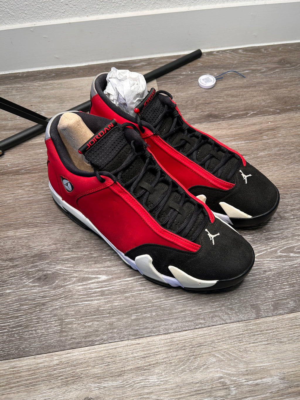 Sizd 13 - Nike Air Jordan Retro 14 Gym Red Toro Men's (487471-006) (2020)