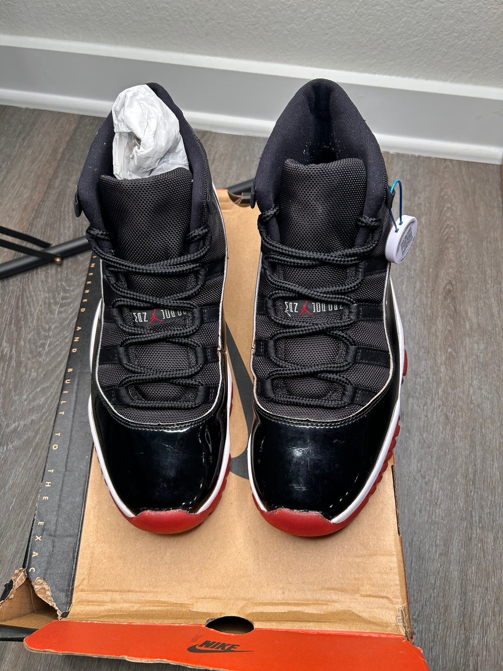 Size 12 Nike air Jordan retro 11 BRED (2019) men’s