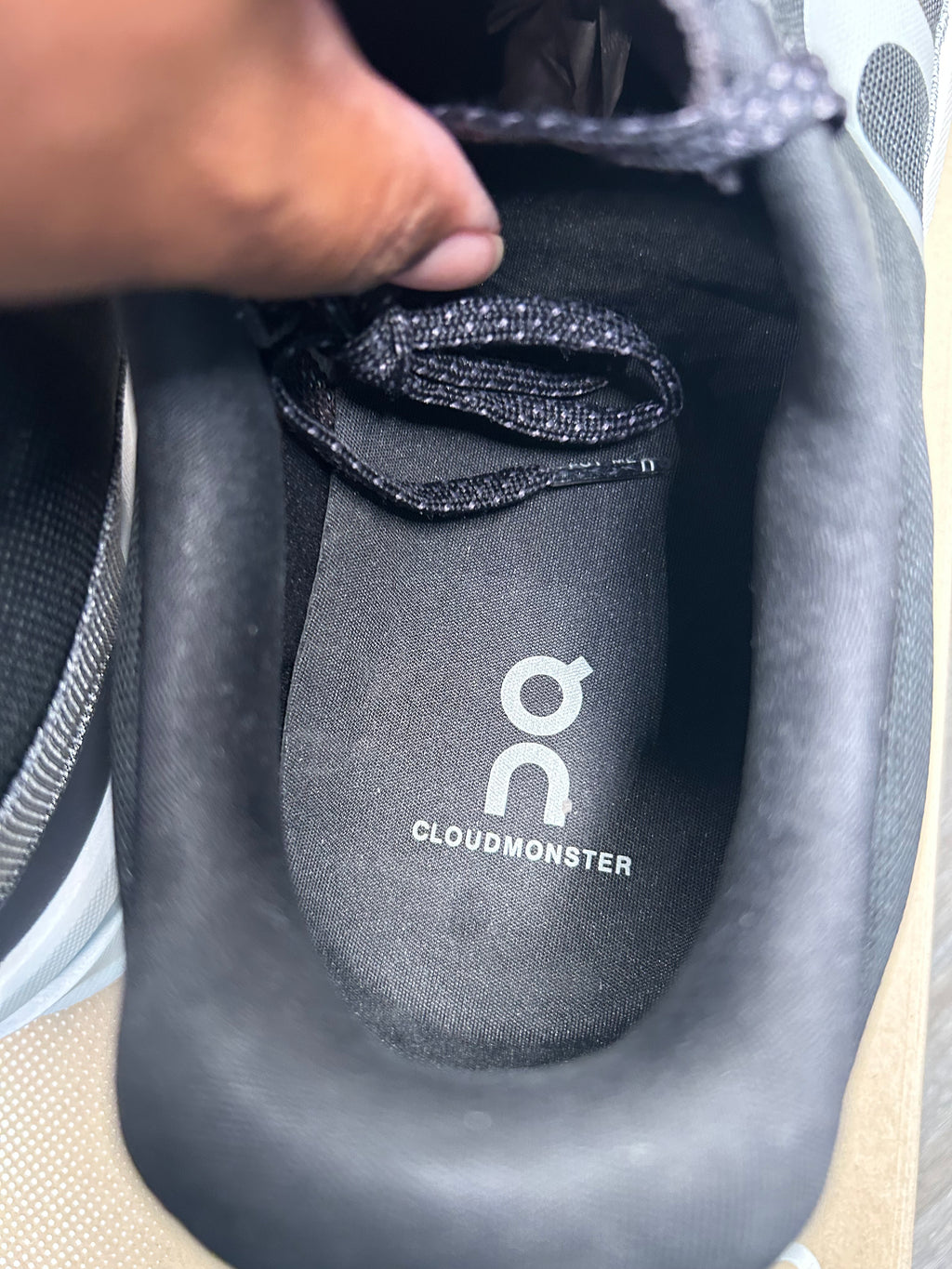 Size 10.5 - On Cloudmonster 2 Black Frost 3ME10121197 Men’s