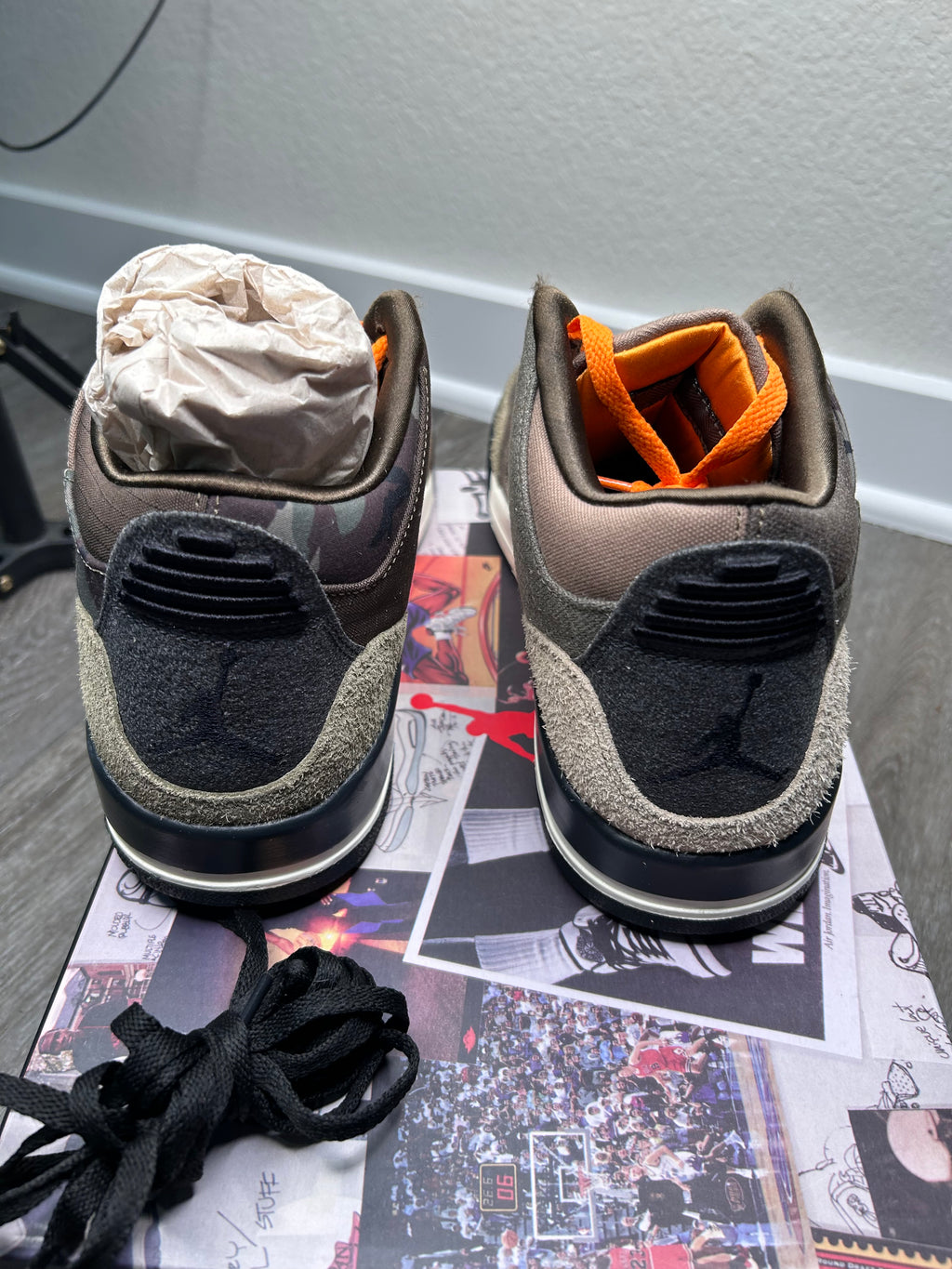 Size 10.5 - Jordan 3 Retro 'Patchwork' Camo (2021) DO1830-200