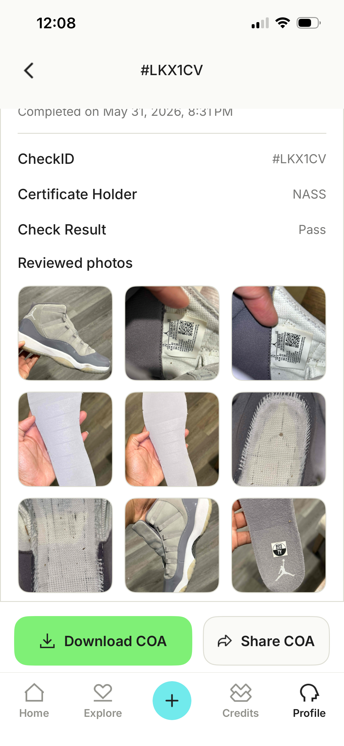 Size 7Y - Jordan 11 Cool Grey (2021) CT8012-005