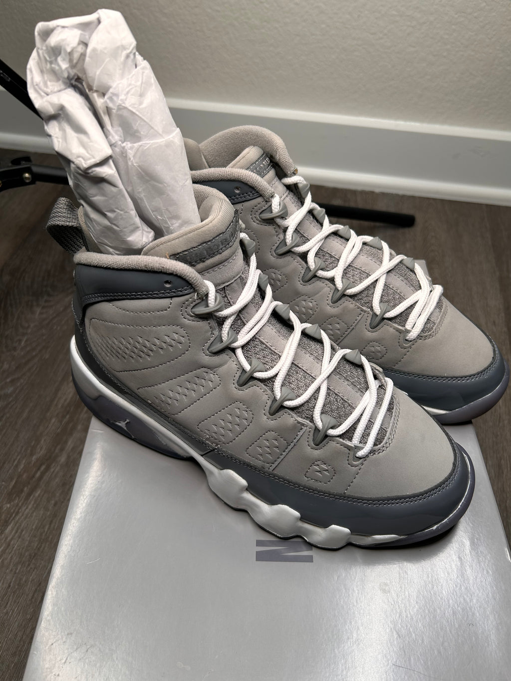 Nike air Jordan retro 9 COOL GREY (2015) size 7Y