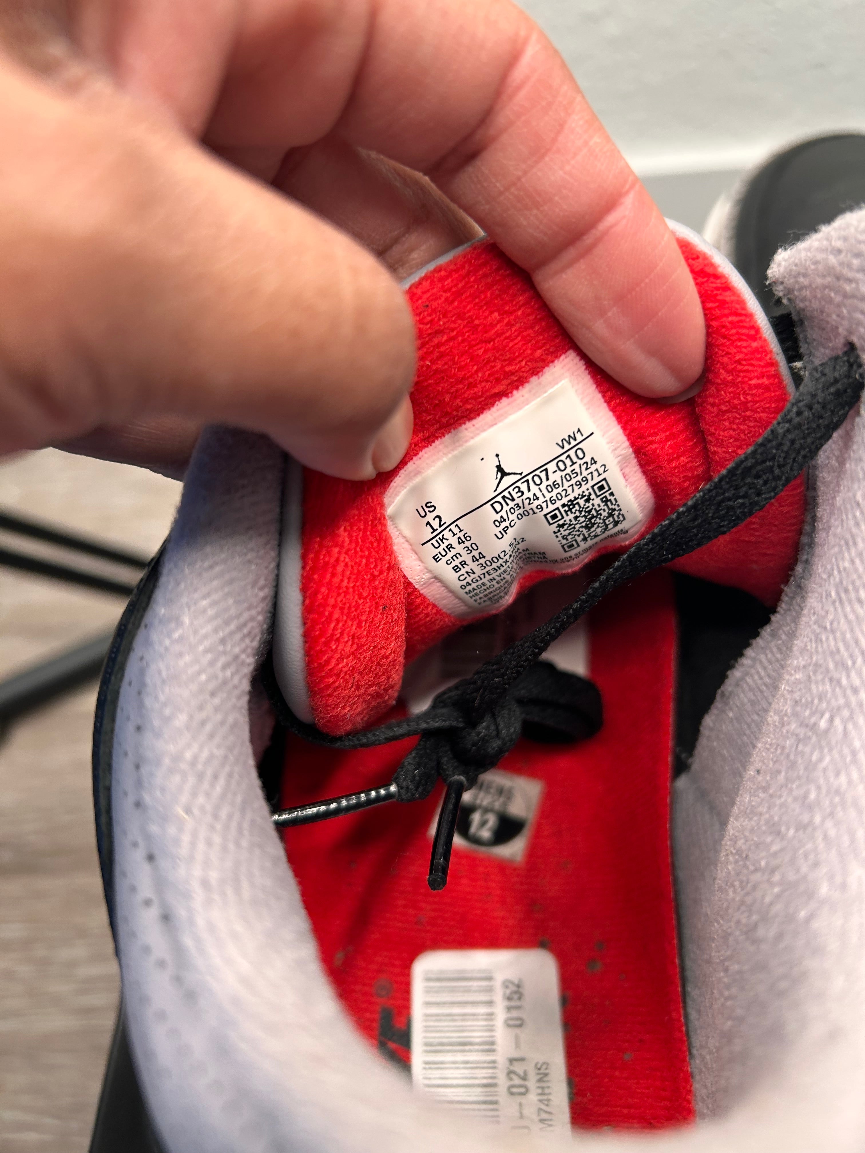 Nike Air Jordan 3 Retro OG Black Cement (2024) Size 12