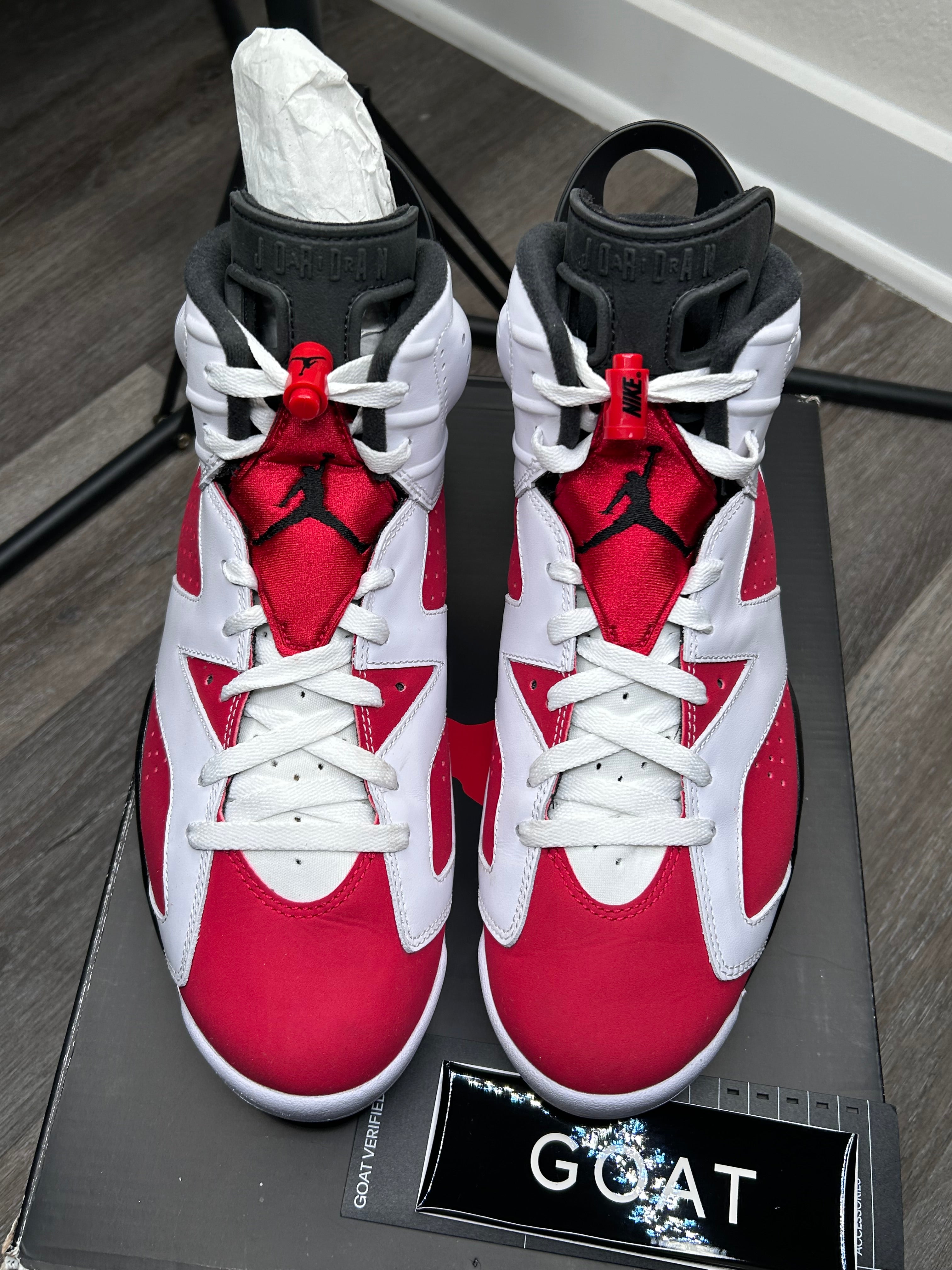 Size 11 Nike Jordan 6 Retro Carmine CT8529-106 Men's With Box